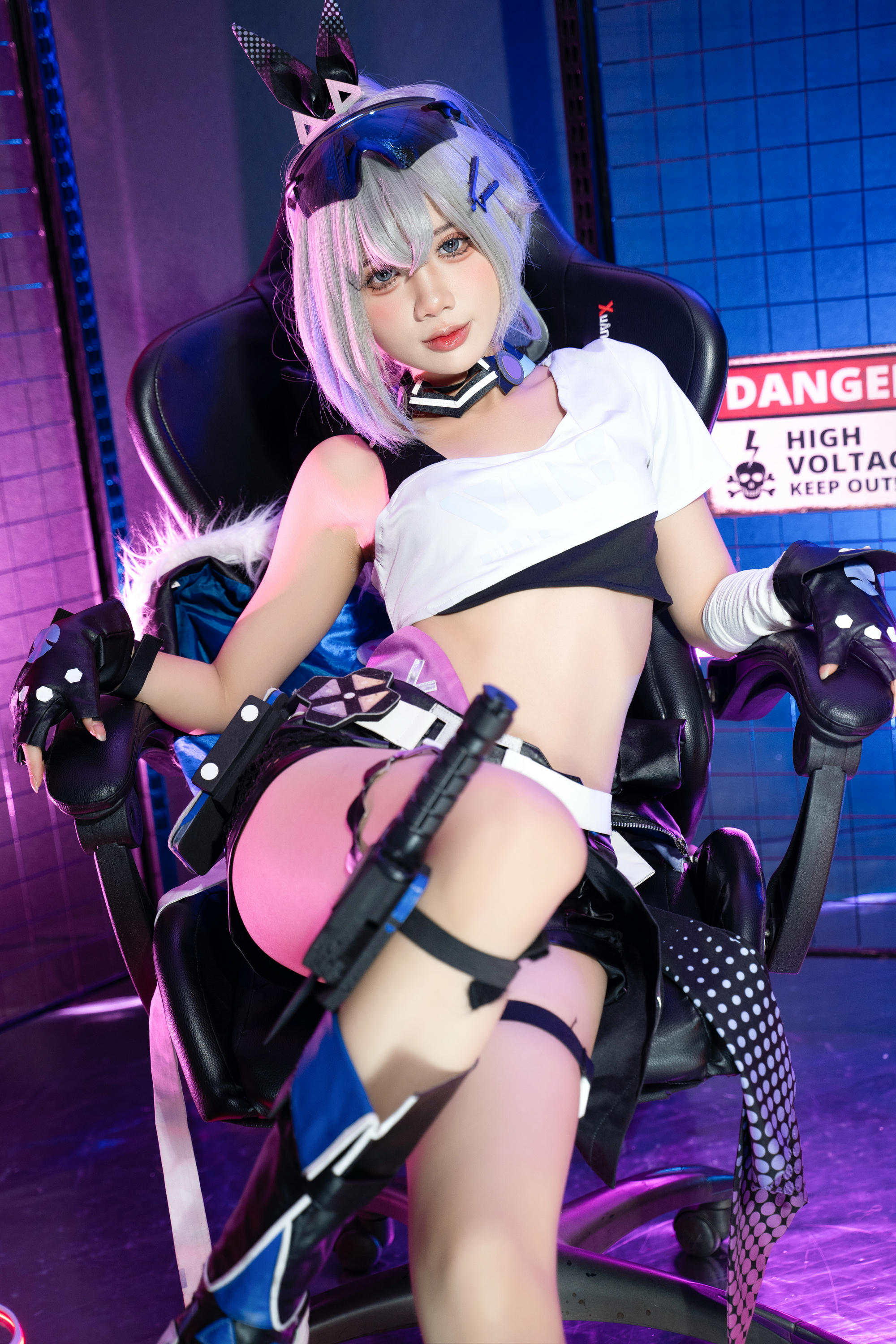 越南coser-PoppaChan NO.035 8月 SilverWolf [139P11V 1.20GB]_第1集
