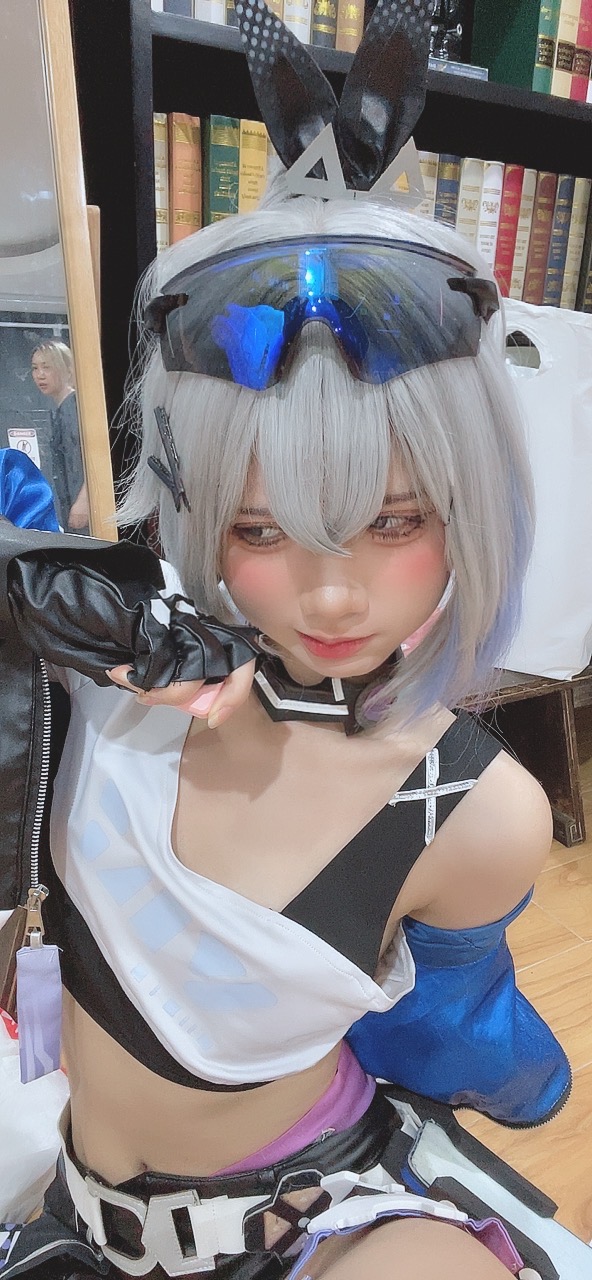 越南coser-PoppaChan NO.035 8月 SilverWolf [139P11V 1.20GB]-Selfies_第1集