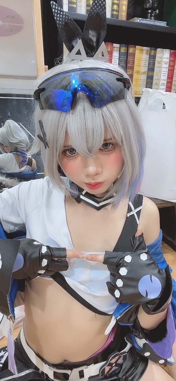 越南coser-PoppaChan NO.035 8月 SilverWolf [139P11V 1.20GB]-Selfies_第1集