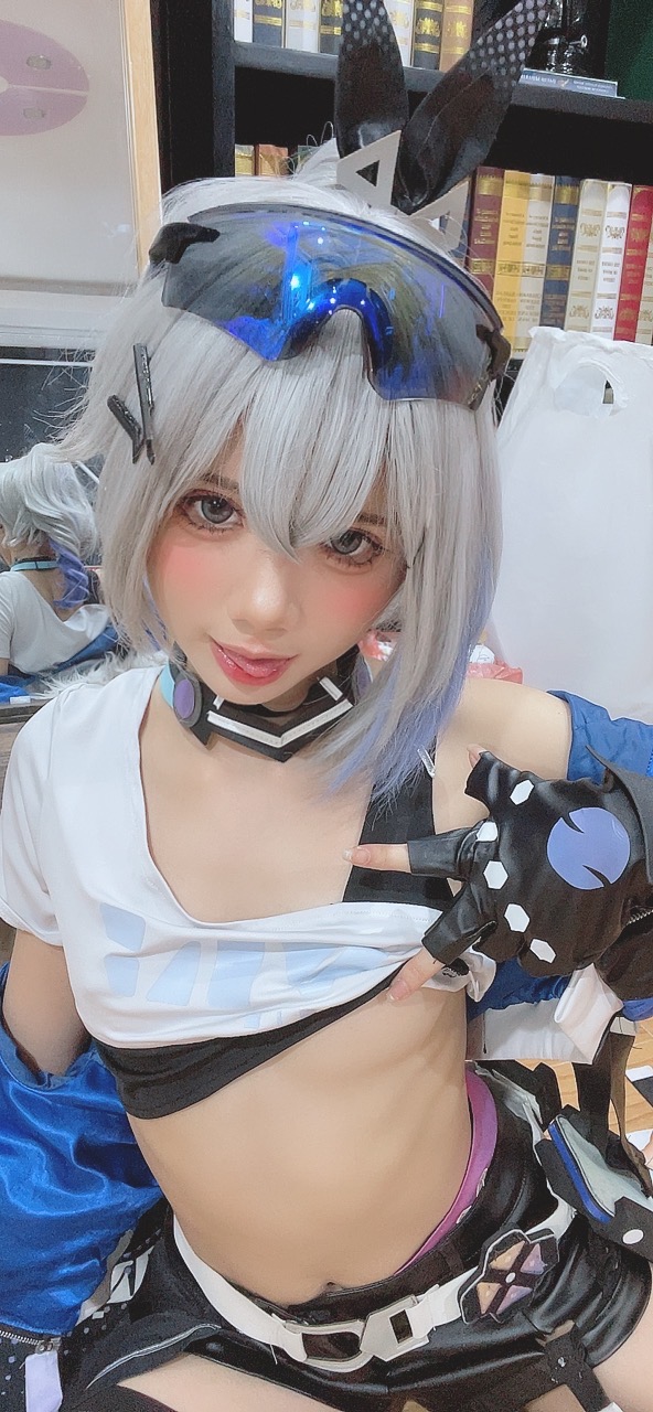 越南coser-PoppaChan NO.035 8月 SilverWolf [139P11V 1.20GB]-Selfies_第1集