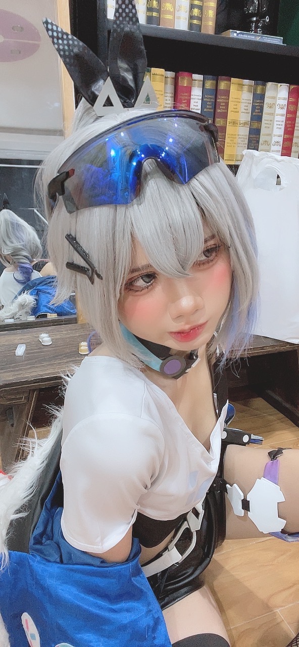 越南coser-PoppaChan NO.035 8月 SilverWolf [139P11V 1.20GB]-Selfies_第2集