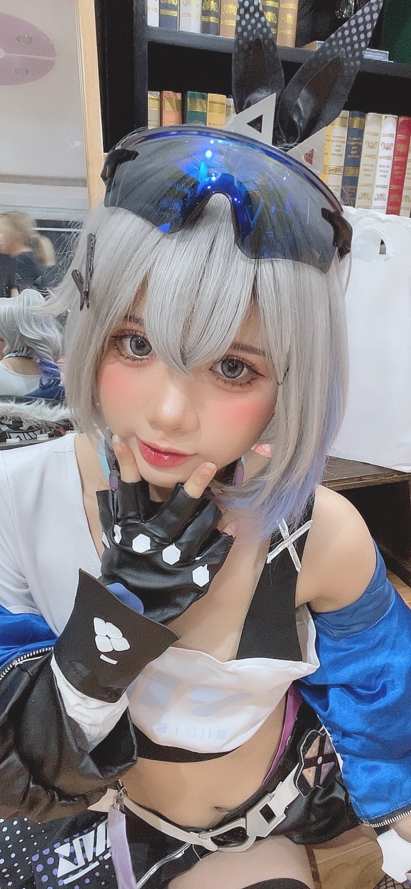 越南coser-PoppaChan NO.035 8月 SilverWolf [139P11V 1.20GB]-Selfies_第2集