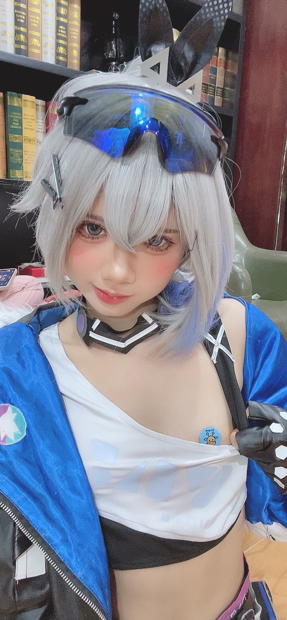 越南coser-PoppaChan NO.035 8月 SilverWolf [139P11V 1.20GB]-Selfies_第2集