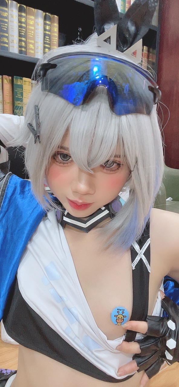 越南coser-PoppaChan NO.035 8月 SilverWolf [139P11V 1.20GB]-Selfies_第2集