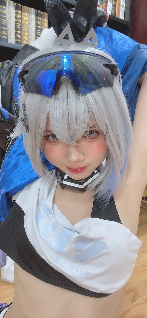 越南coser-PoppaChan NO.035 8月 SilverWolf [139P11V 1.20GB]-Selfies_第2集