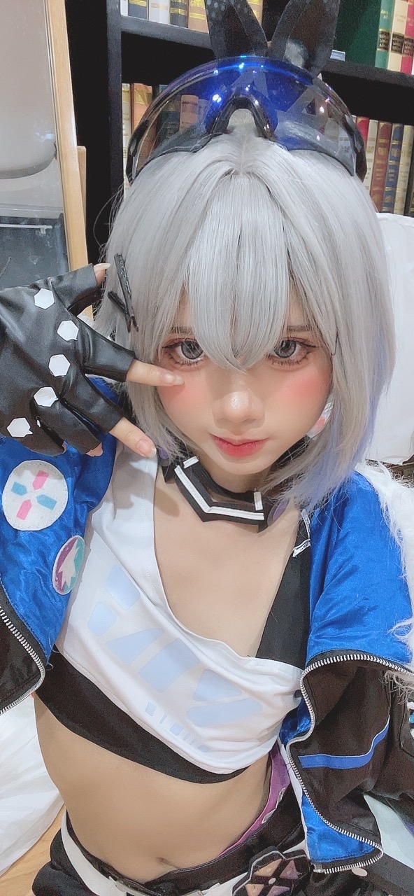 越南coser-PoppaChan NO.035 8月 SilverWolf [139P11V 1.20GB]-Selfies_第1集