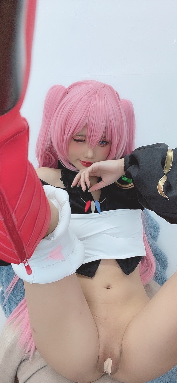 越南coser-PoppaChan NO.041 Milim Nava (Tensei Shitara Slime Datta Ken) [119P8V-766MB]-Selfies [79]_第4集