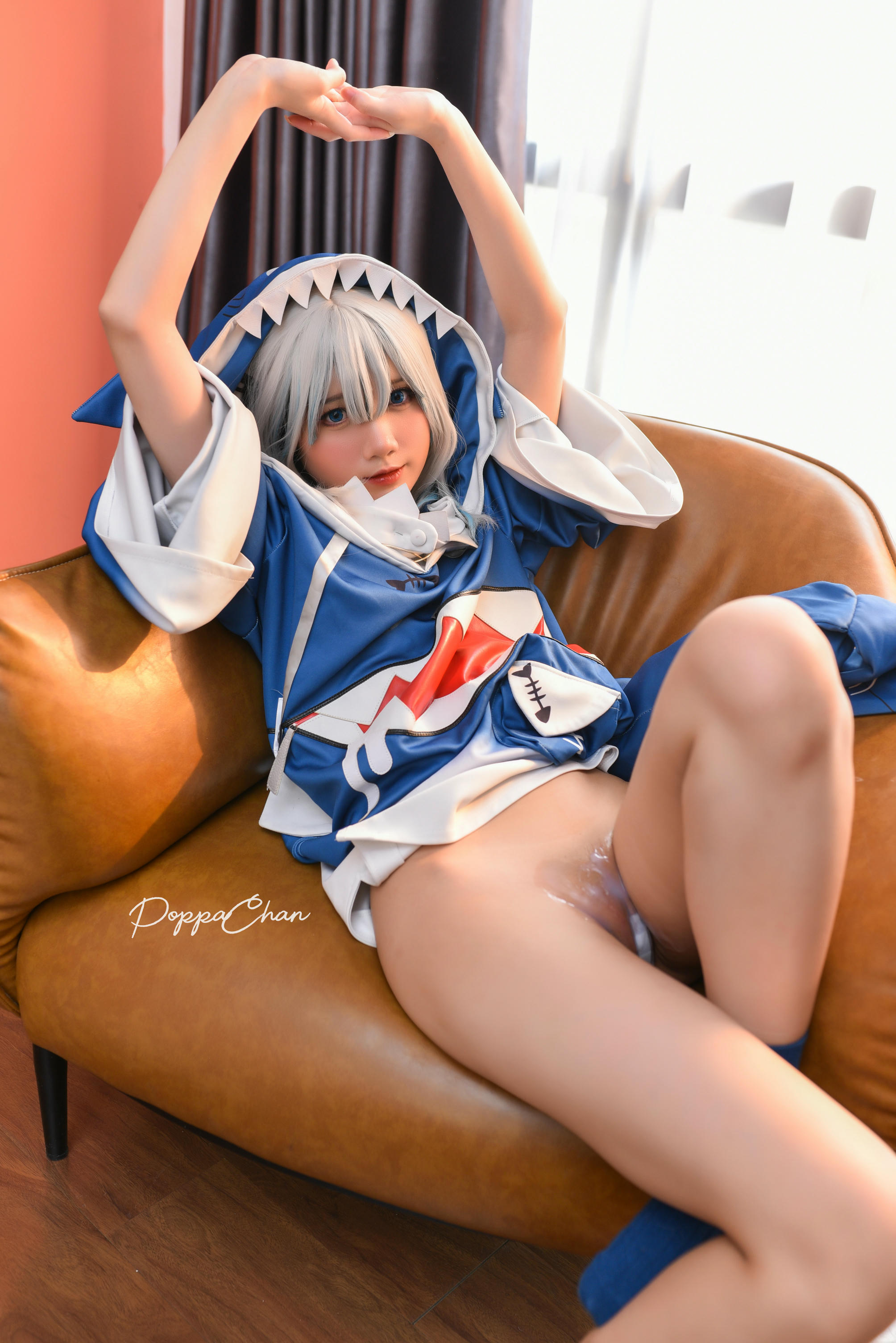 越南coser-PoppaChan NO.005 (ChanPoppa) [Gumroad] NOne Gawr Gura[48P-10V-725.9M]_第1集