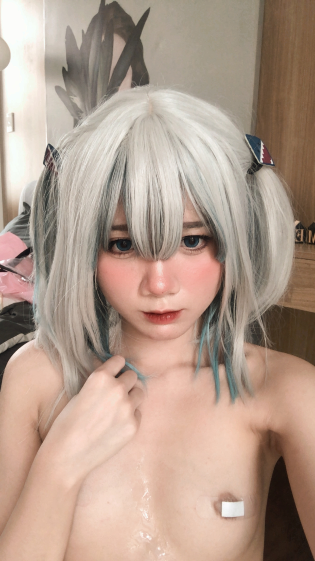 越南coser-PoppaChan NO.005 (ChanPoppa) [Gumroad] NOne Gawr Gura[48P-10V-725.9M]_第2集