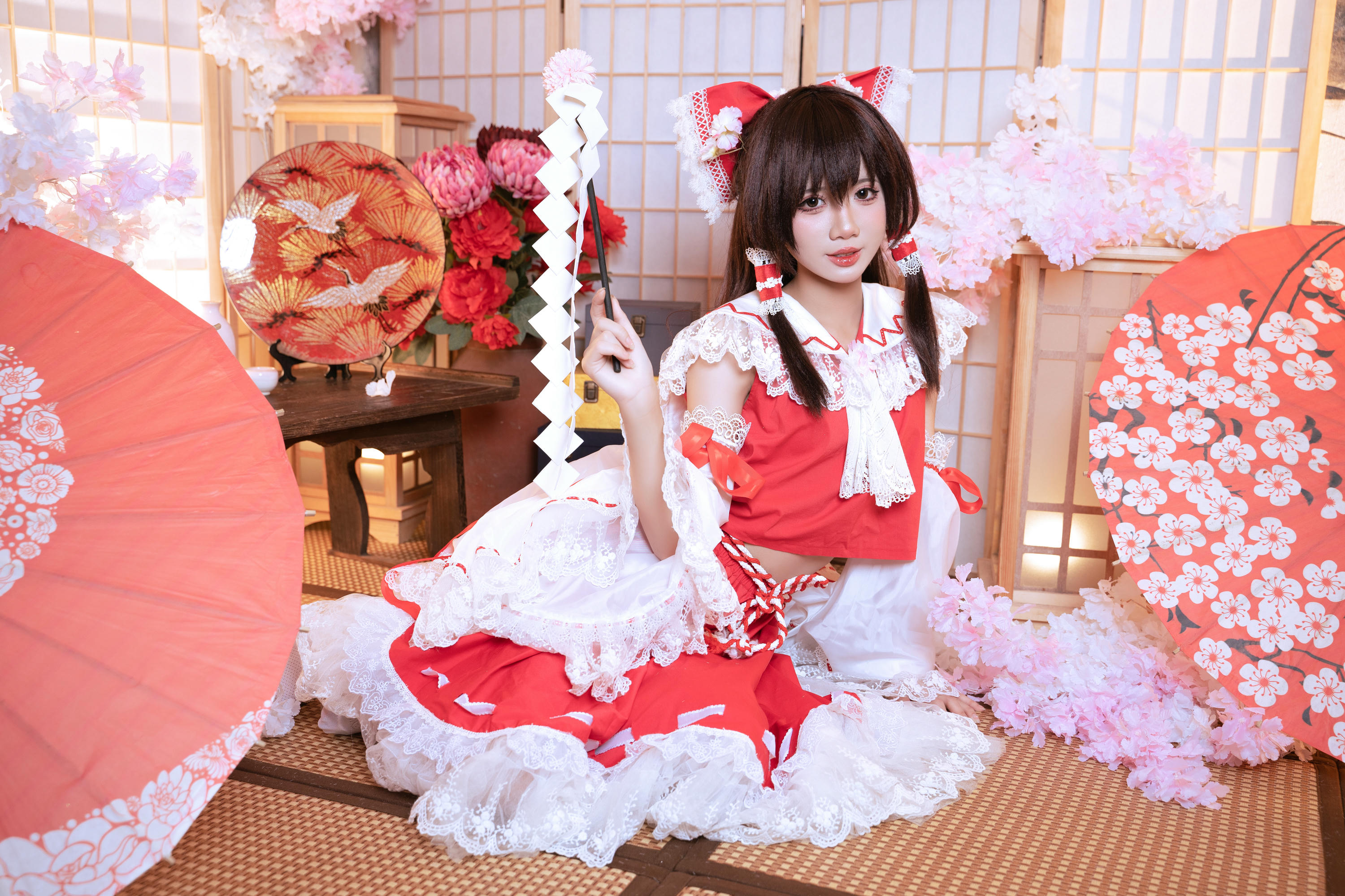 越南coser-PoppaChan NO.044 Reimu Hakurei[111P 14V 1.13G]_第1集