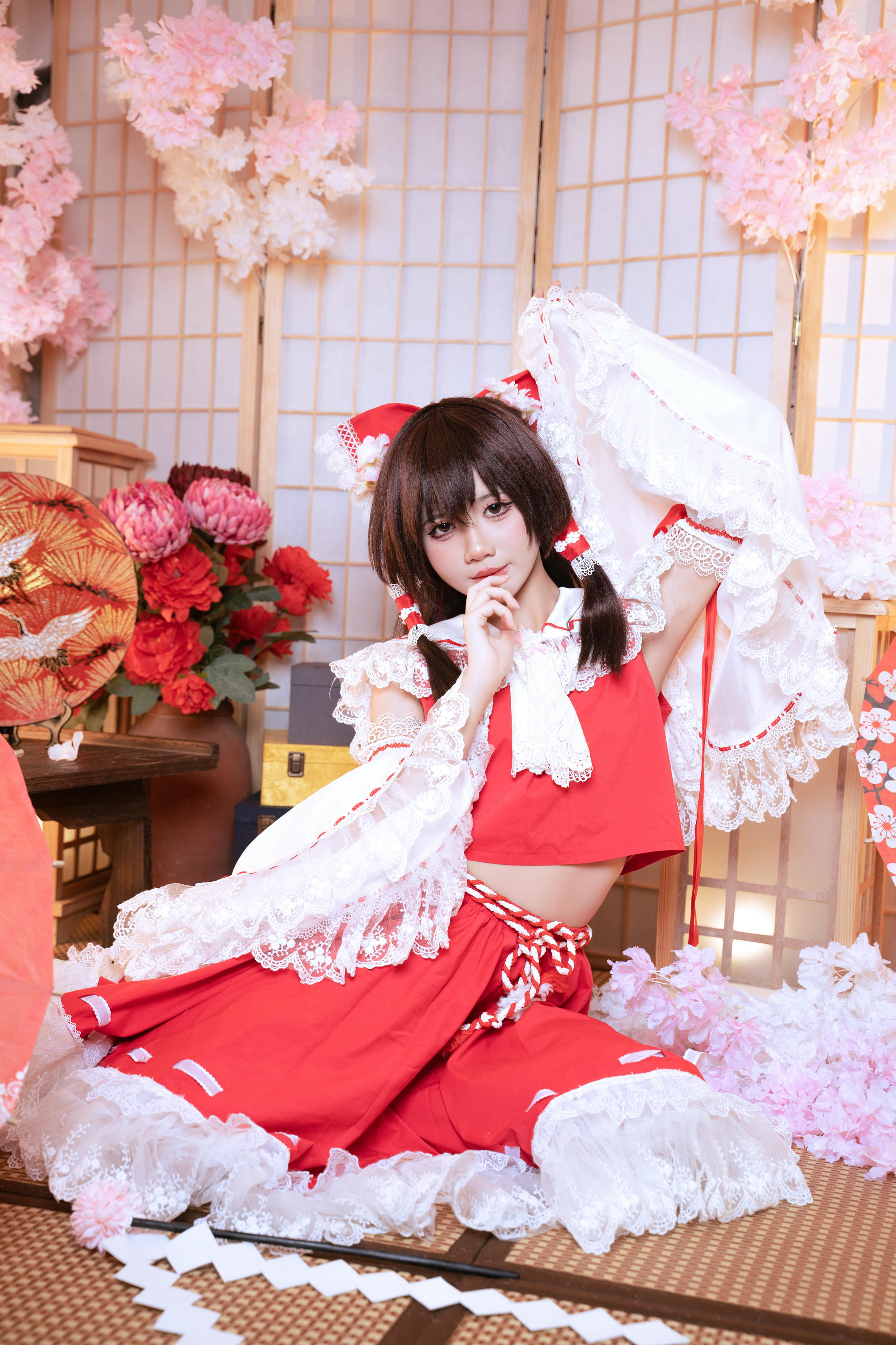 越南coser-PoppaChan NO.044 Reimu Hakurei[111P 14V 1.13G]_第1集