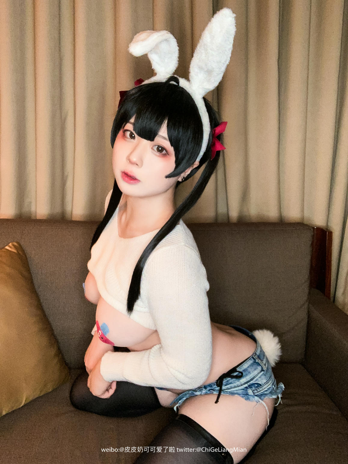 皮皮奶可可爱了啦 NO.001 披萨白兔 [59P-239MB]_第2集