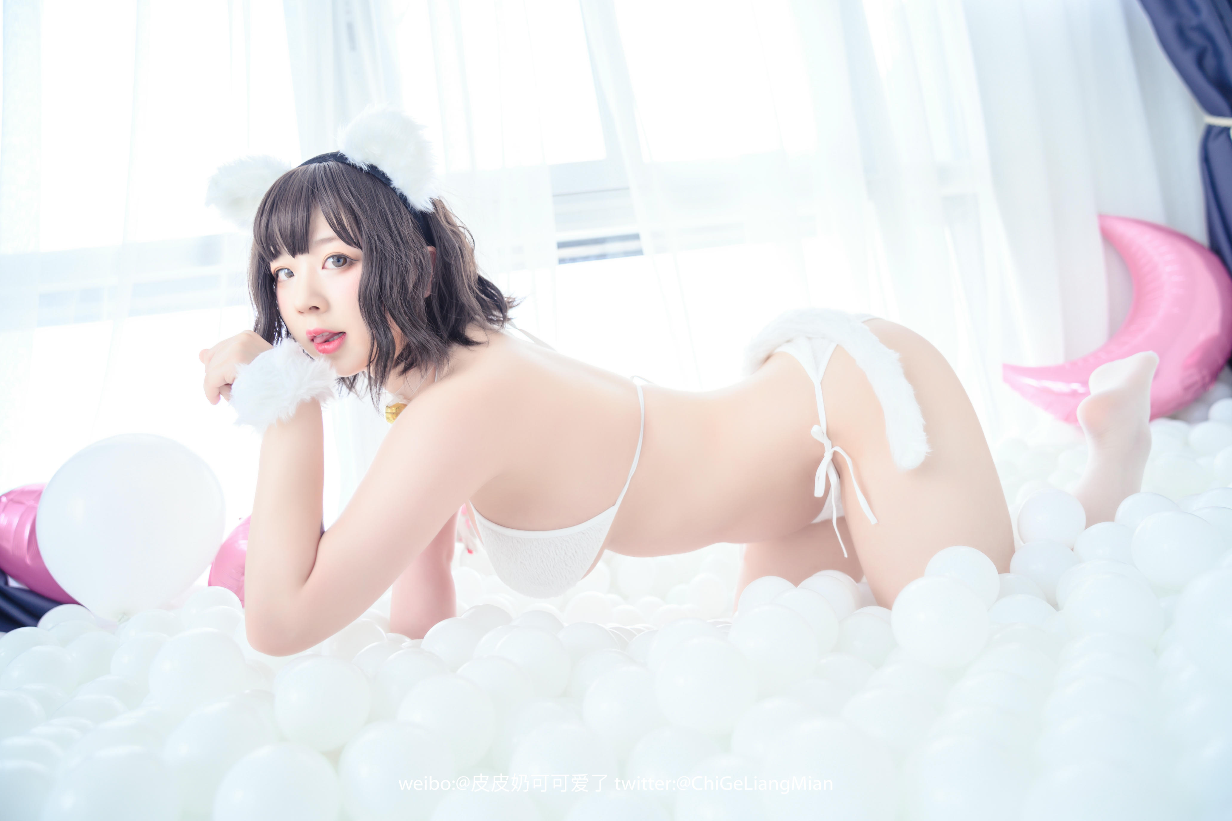 皮皮奶可可爱了啦 NO.014 白猫 [50P-524MB]_第2集