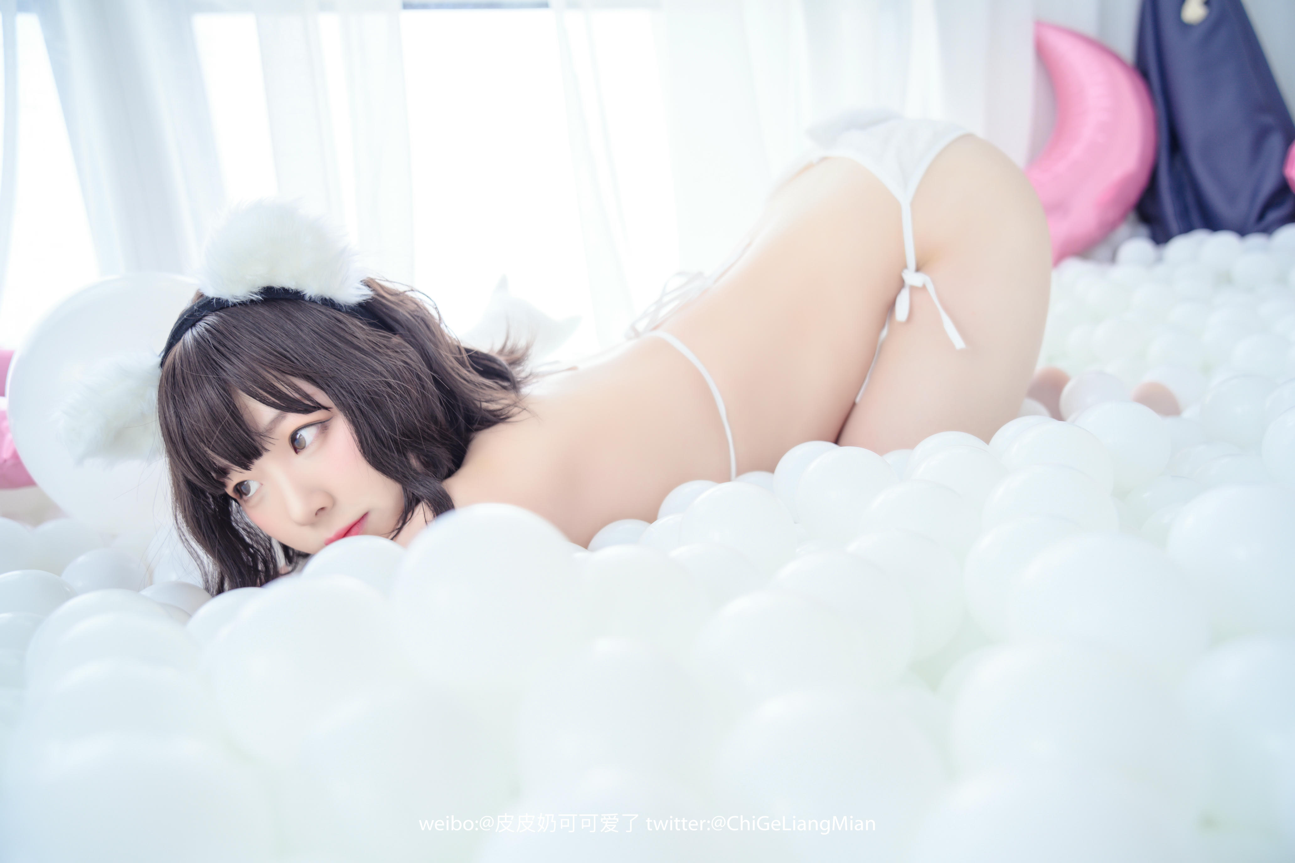 皮皮奶可可爱了啦 NO.014 白猫 [50P-524MB]_第2集