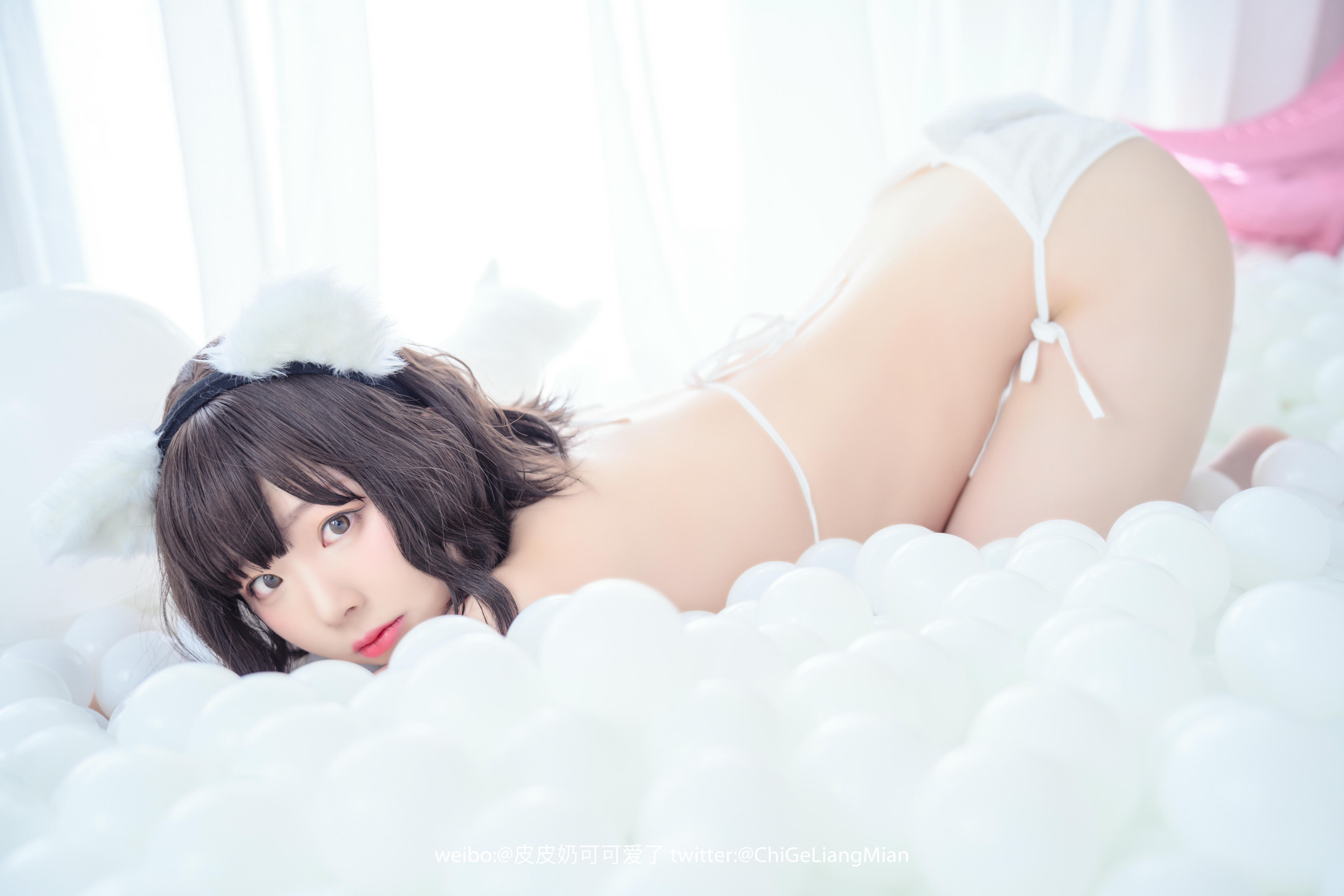 皮皮奶可可爱了啦 NO.014 白猫 [50P-524MB]_第2集