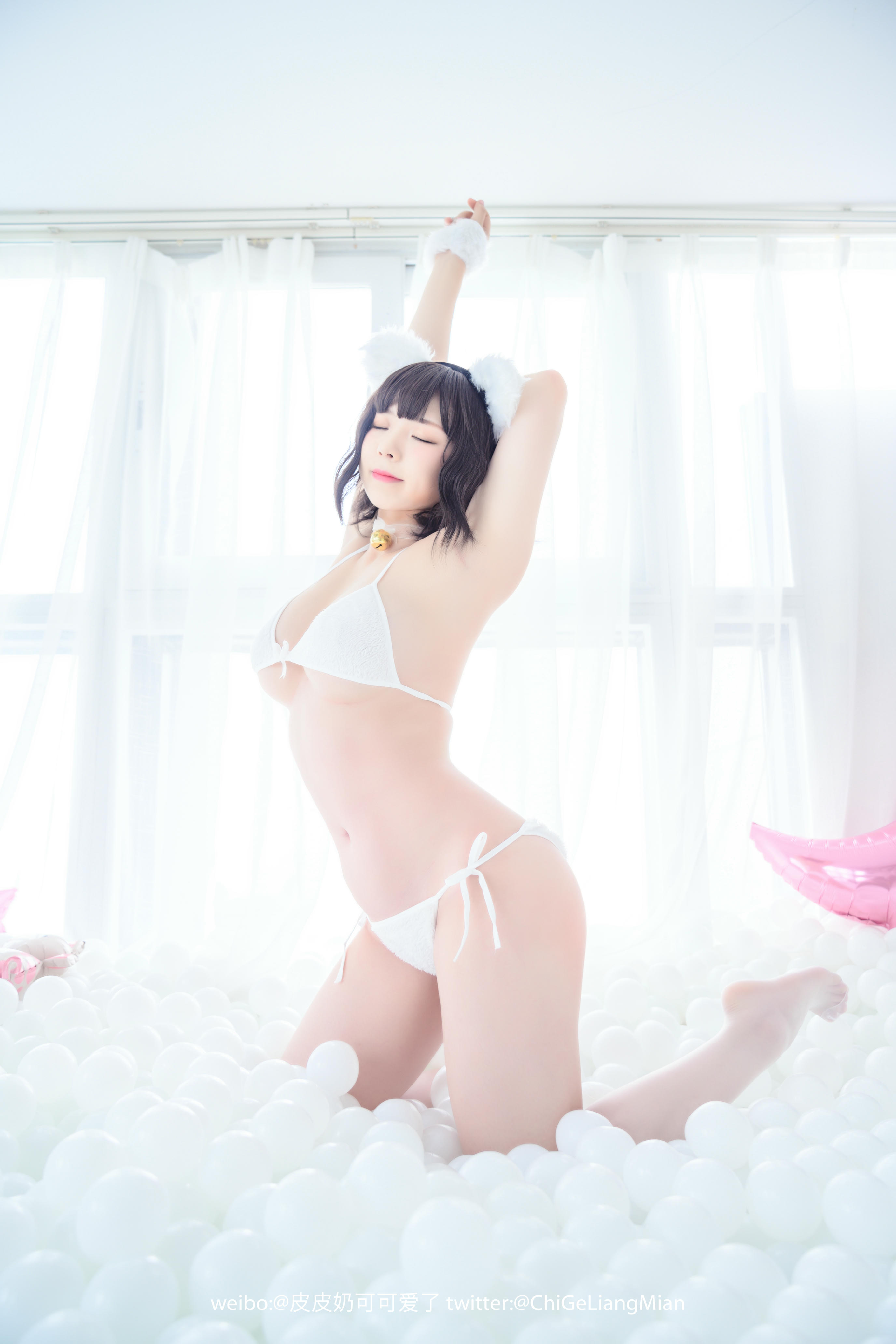 皮皮奶可可爱了啦 NO.014 白猫 [50P-524MB]_第3集