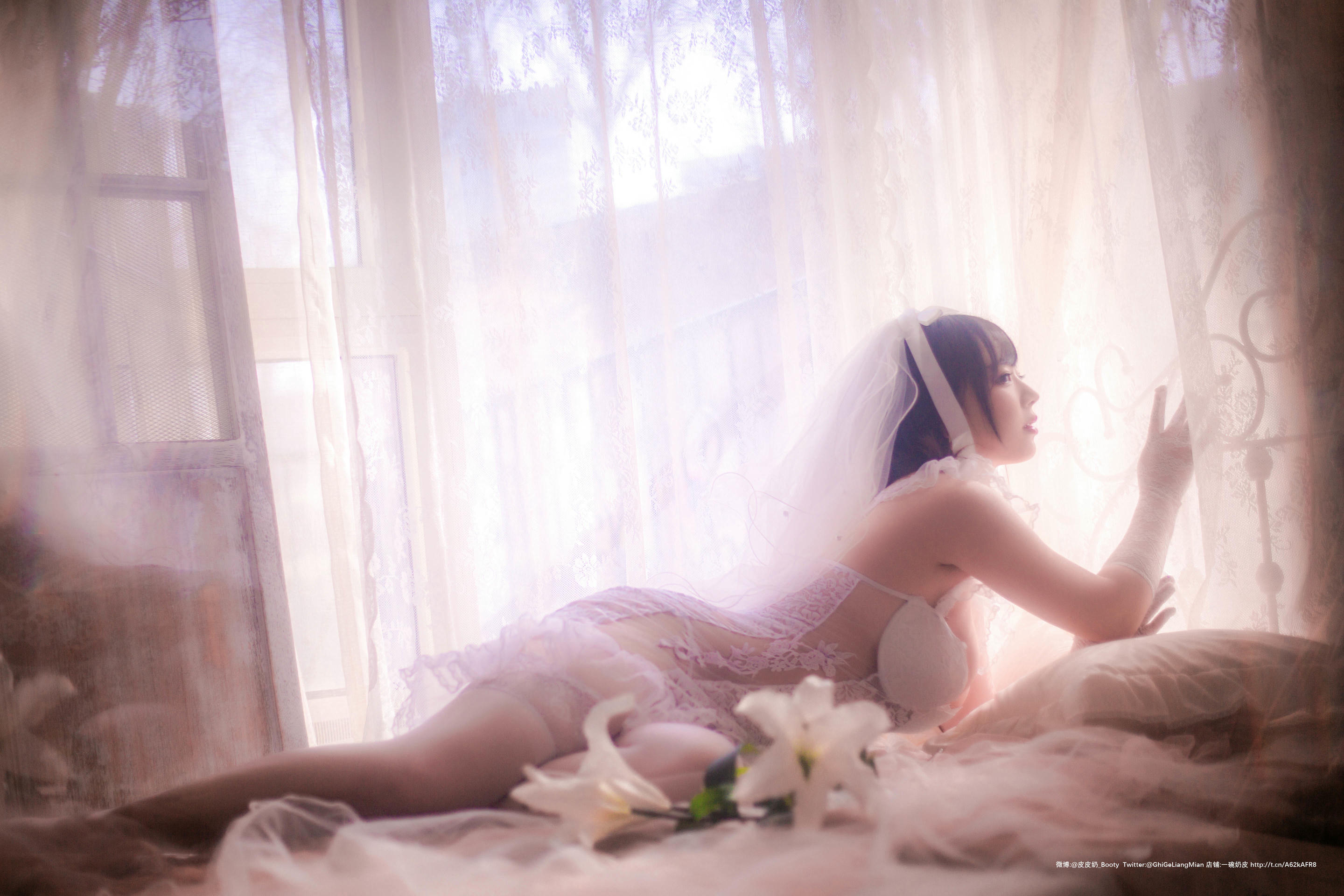 皮皮奶可可爱了啦 NO.024 朦胧婚纱 [66P-56MB]_第1集