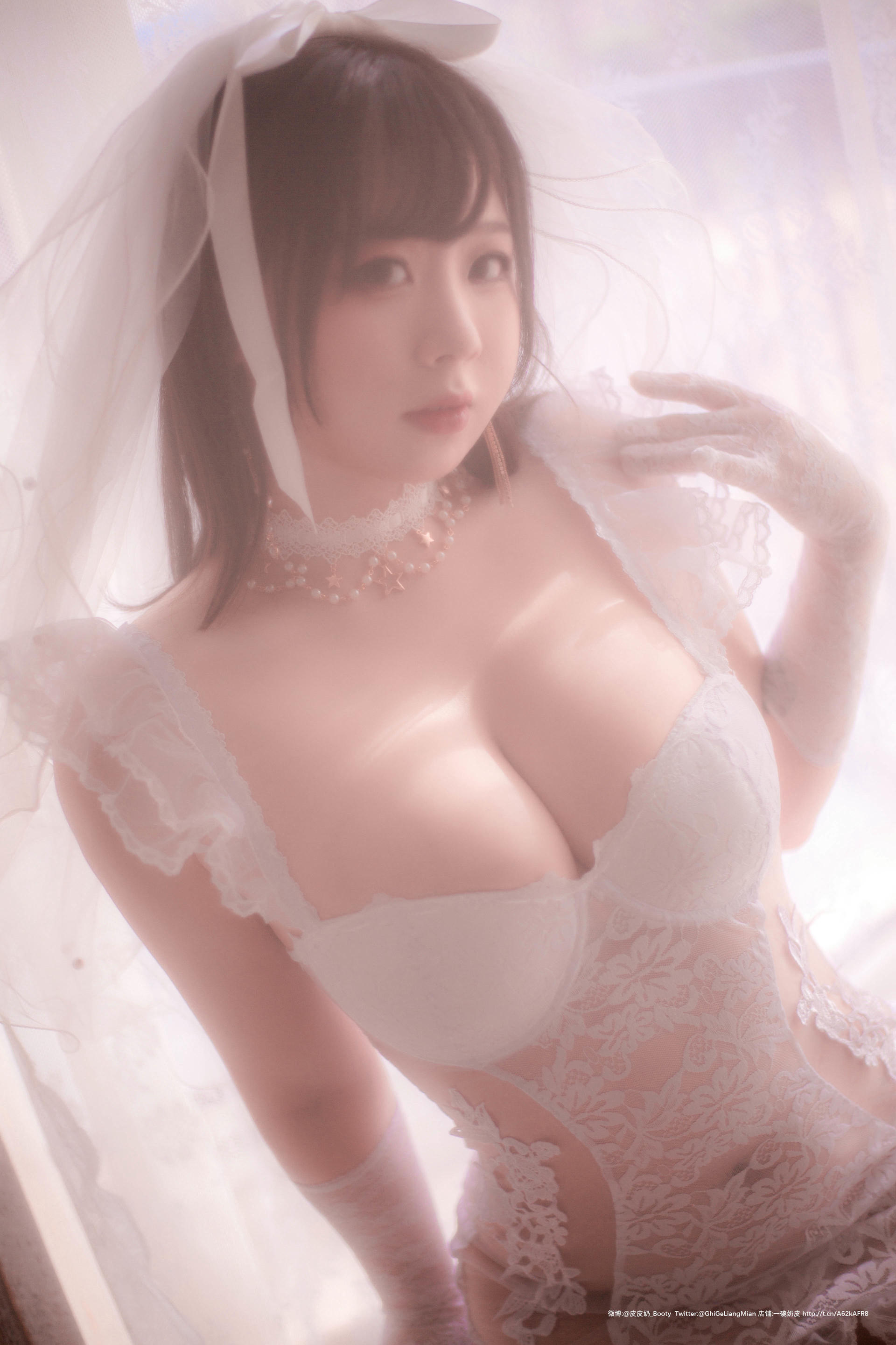 皮皮奶可可爱了啦 NO.024 朦胧婚纱 [66P-56MB]_第2集