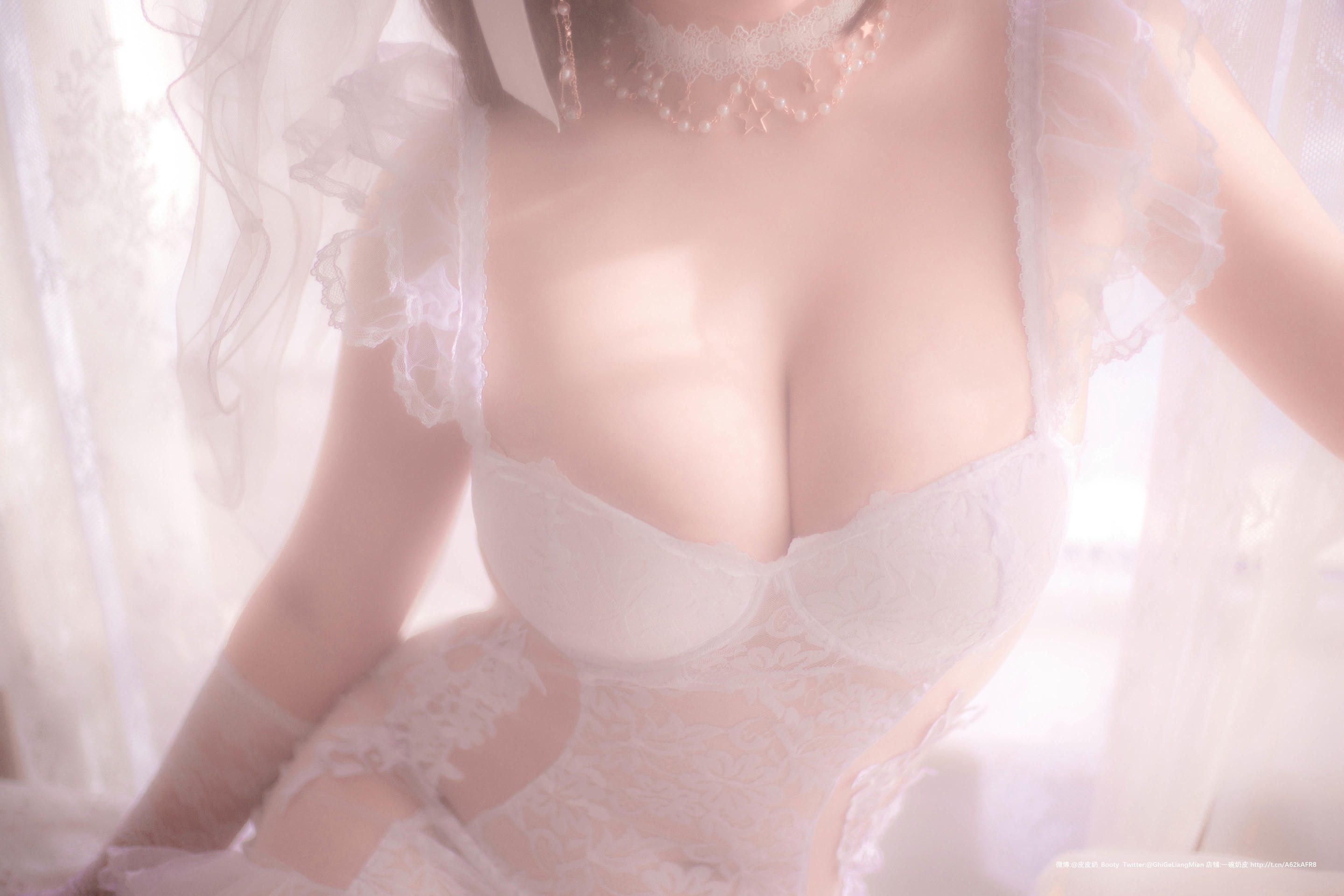 皮皮奶可可爱了啦 NO.024 朦胧婚纱 [66P-56MB]_第2集