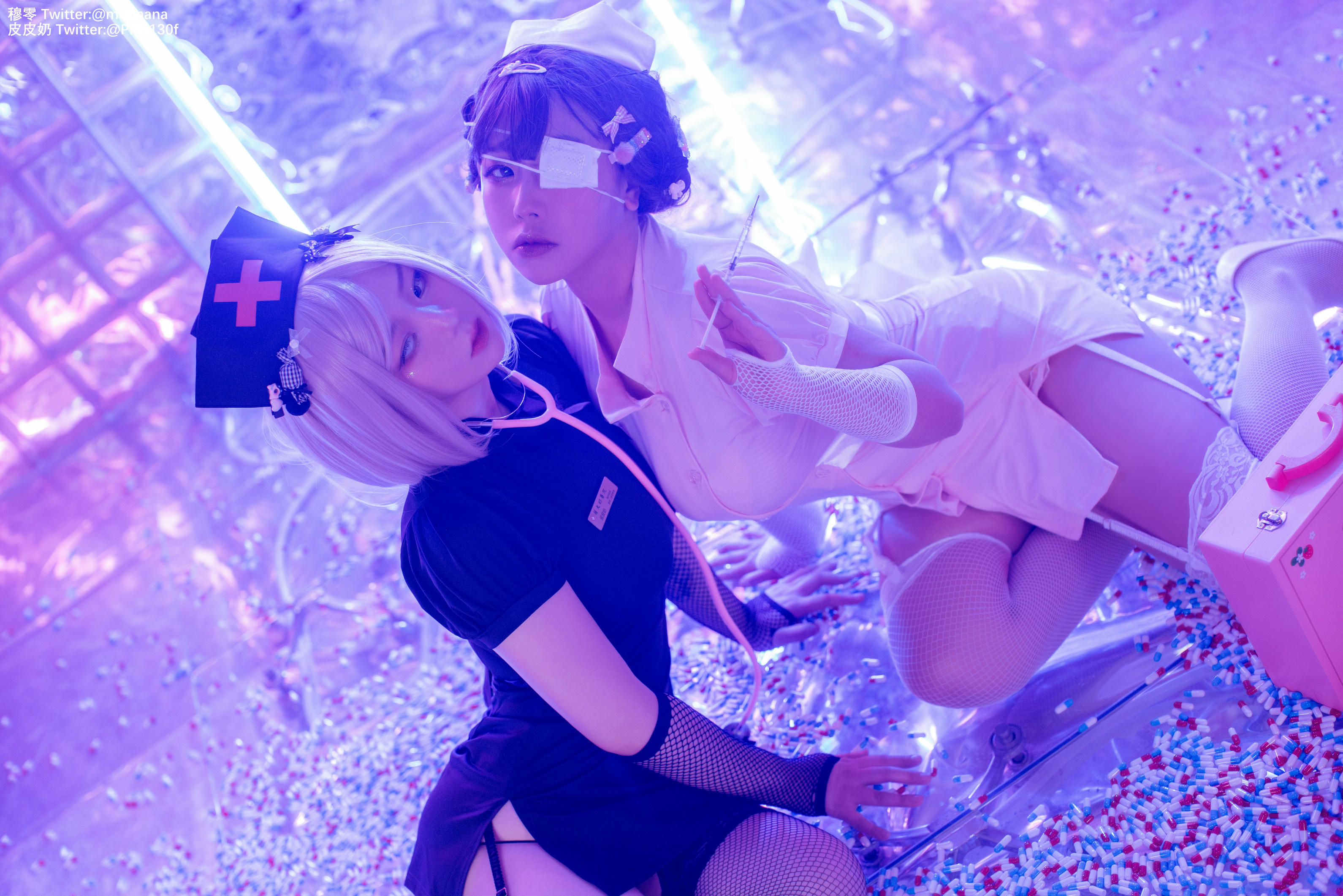 皮皮奶可可爱了啦 NO.028 喵零x皮皮奶 万圣节邪恶护士 [60P-1.09GB]_第1集