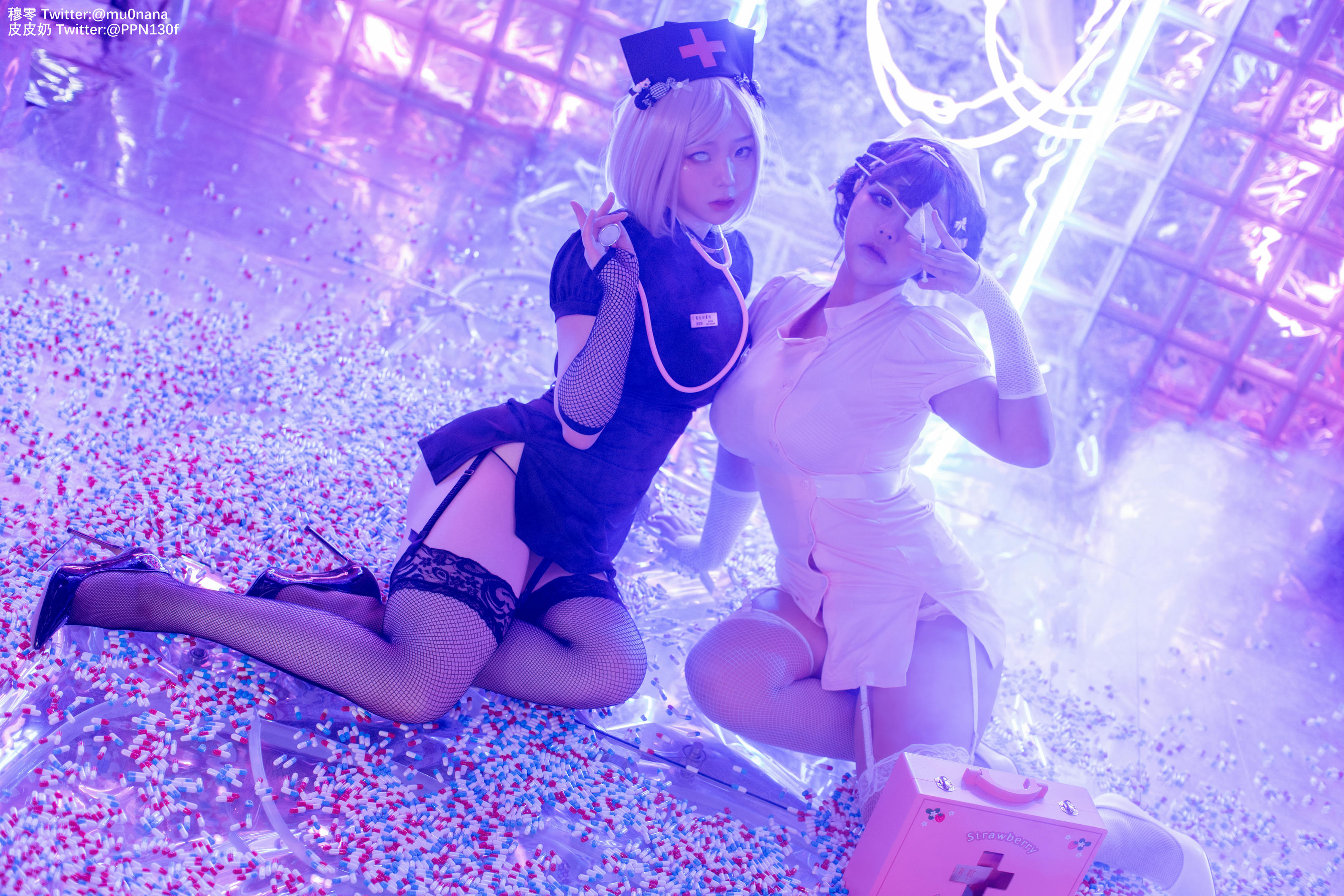 皮皮奶可可爱了啦 NO.028 喵零x皮皮奶 万圣节邪恶护士 [60P-1.09GB]_第1集