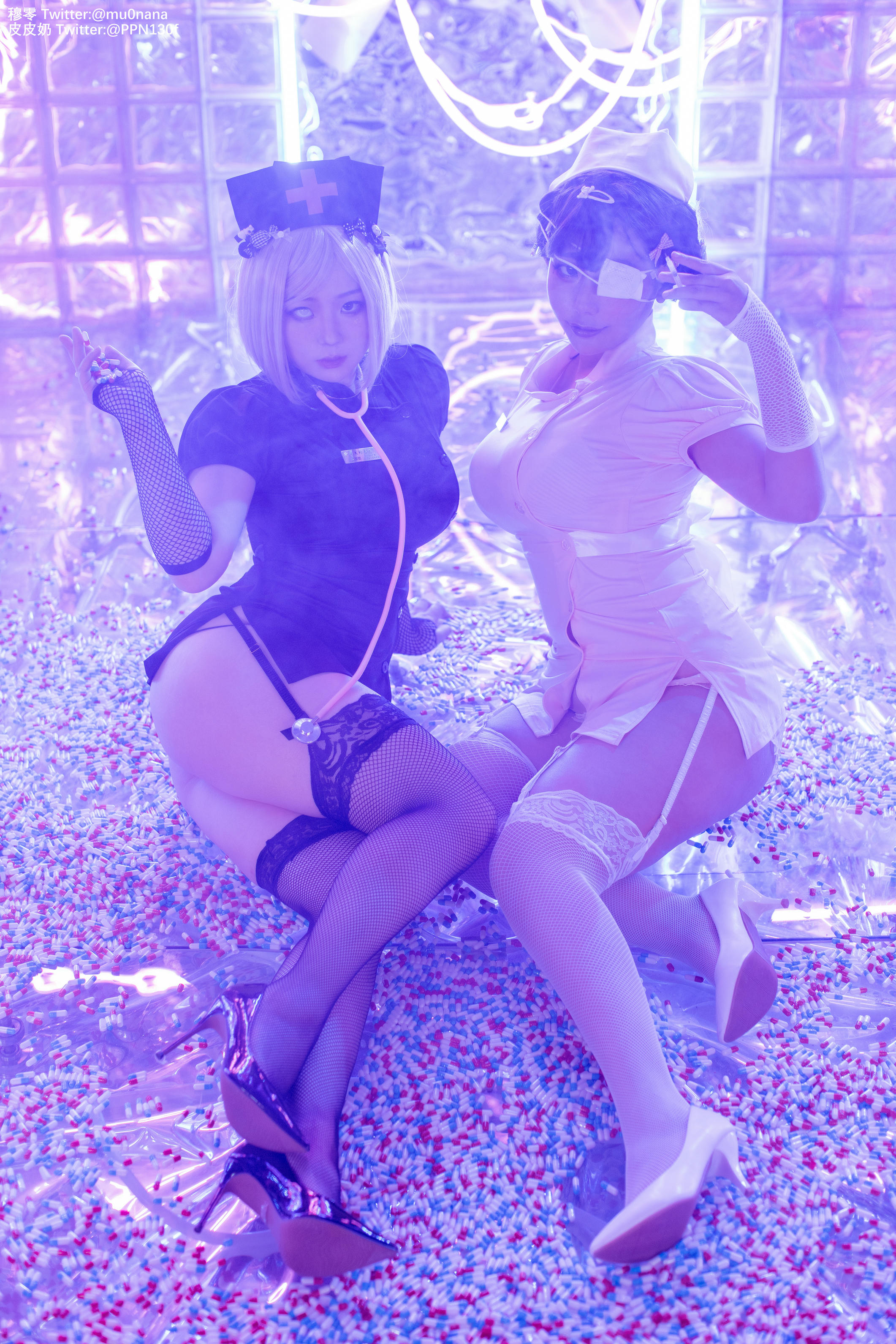 皮皮奶可可爱了啦 NO.028 喵零x皮皮奶 万圣节邪恶护士 [60P-1.09GB]_第1集