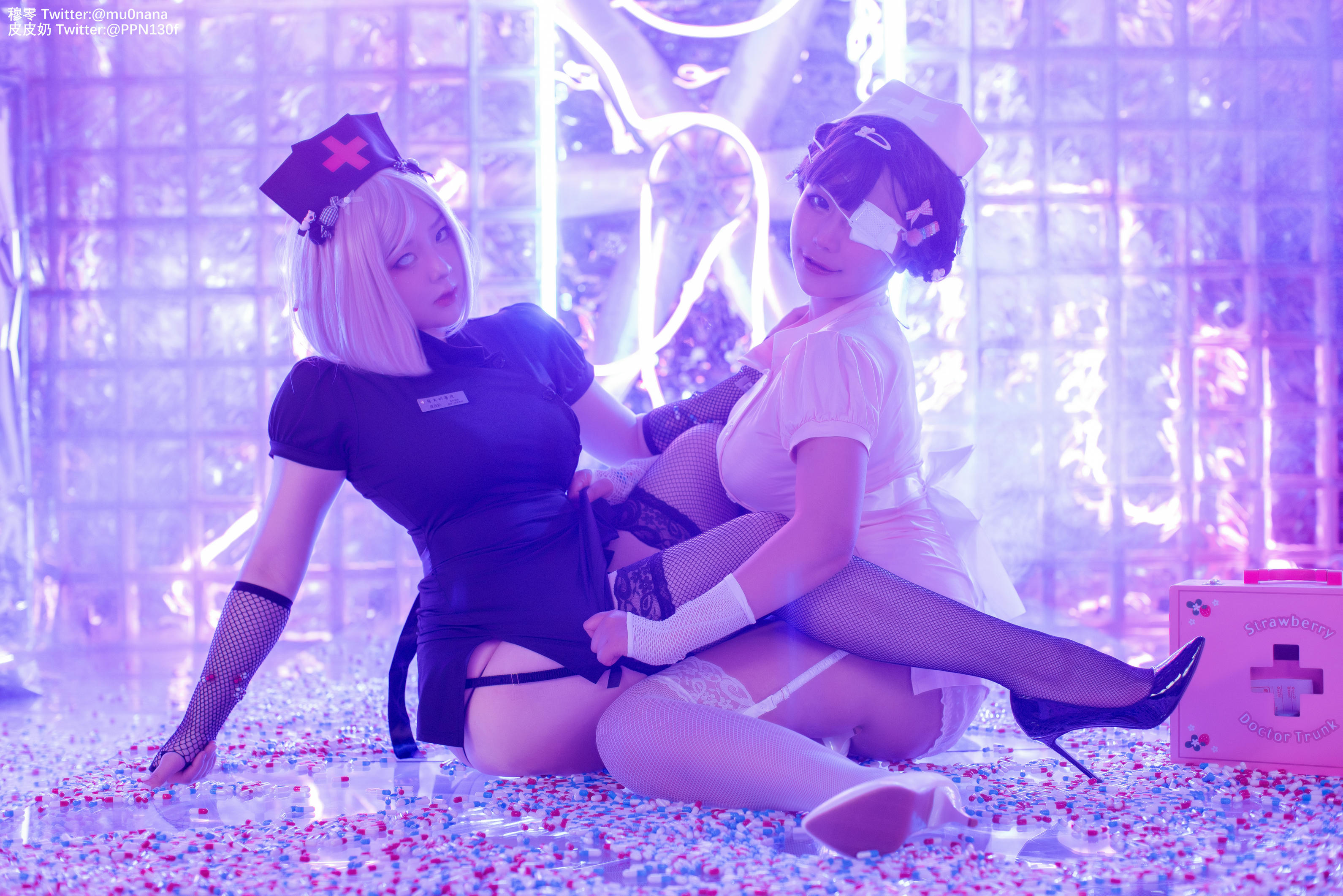 皮皮奶可可爱了啦 NO.028 喵零x皮皮奶 万圣节邪恶护士 [60P-1.09GB]_第2集