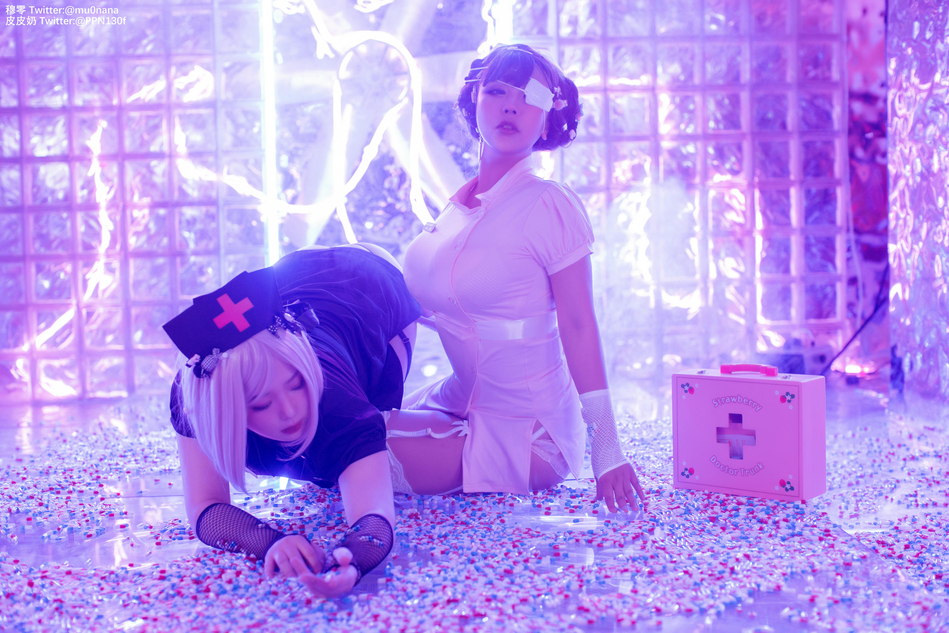 皮皮奶可可爱了啦 NO.028 喵零x皮皮奶 万圣节邪恶护士 [60P-1.09GB]_第2集