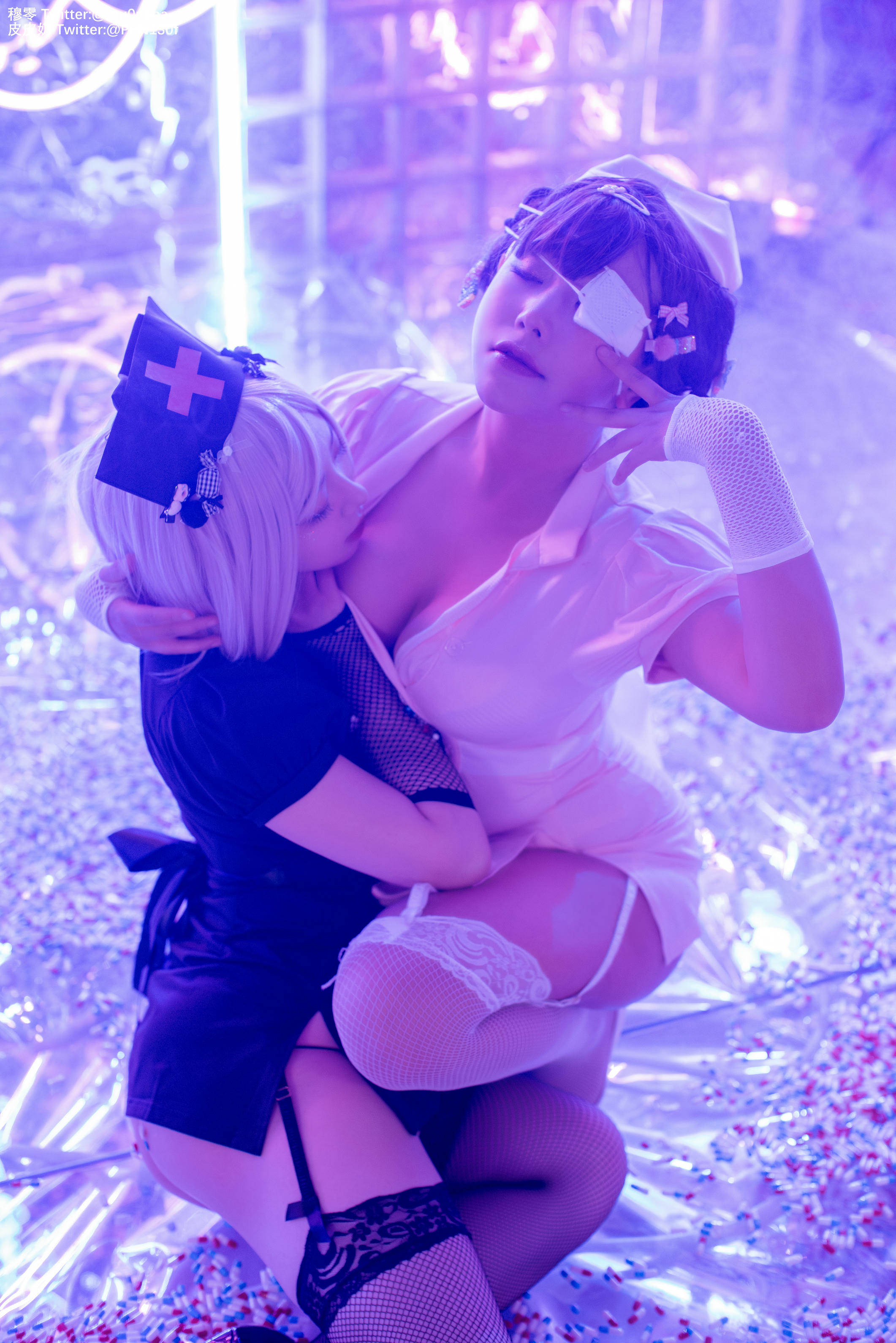 皮皮奶可可爱了啦 NO.028 喵零x皮皮奶 万圣节邪恶护士 [60P-1.09GB]_第2集