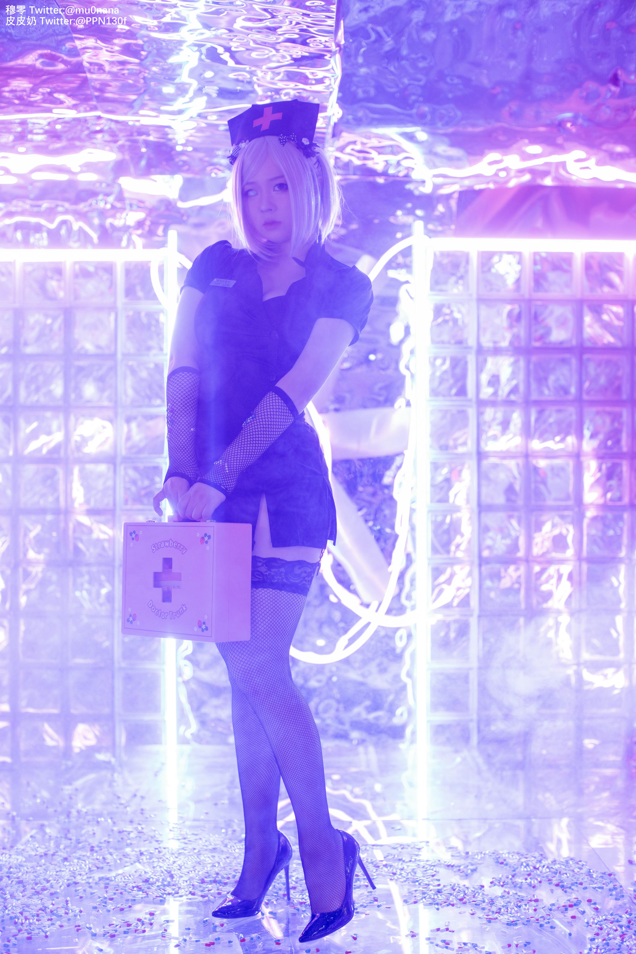 皮皮奶可可爱了啦 NO.028 喵零x皮皮奶 万圣节邪恶护士 [60P-1.09GB]_第2集