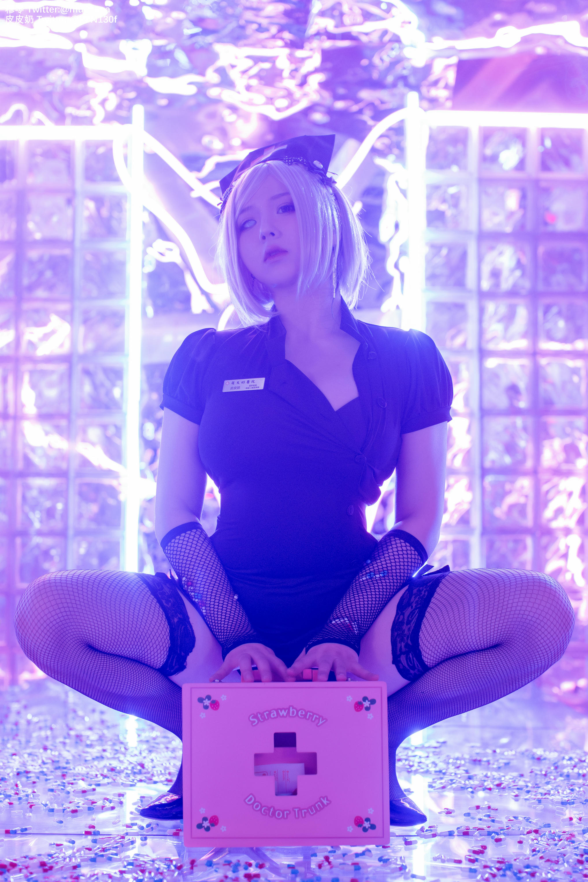 皮皮奶可可爱了啦 NO.028 喵零x皮皮奶 万圣节邪恶护士 [60P-1.09GB]_第2集