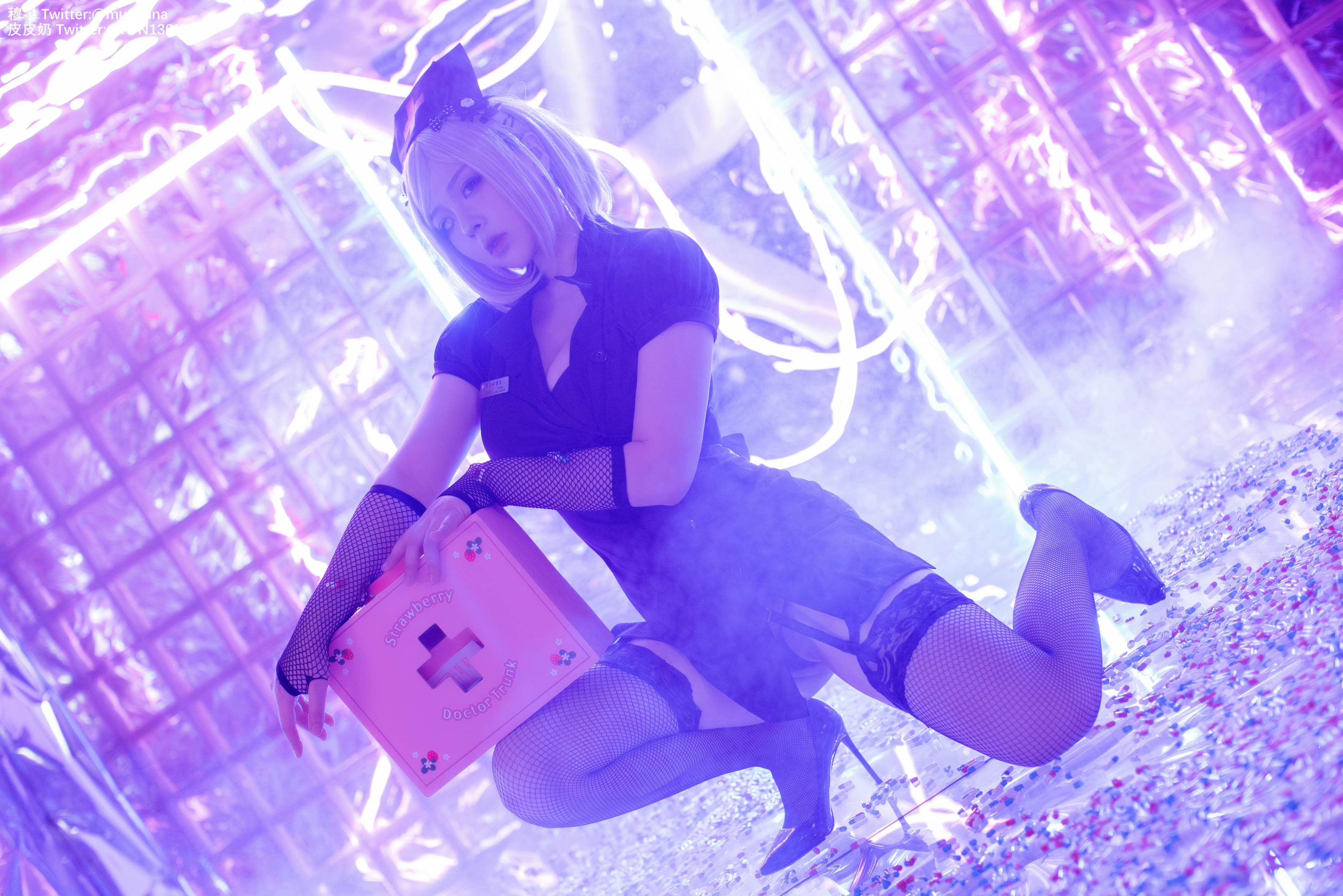 皮皮奶可可爱了啦 NO.028 喵零x皮皮奶 万圣节邪恶护士 [60P-1.09GB]_第2集