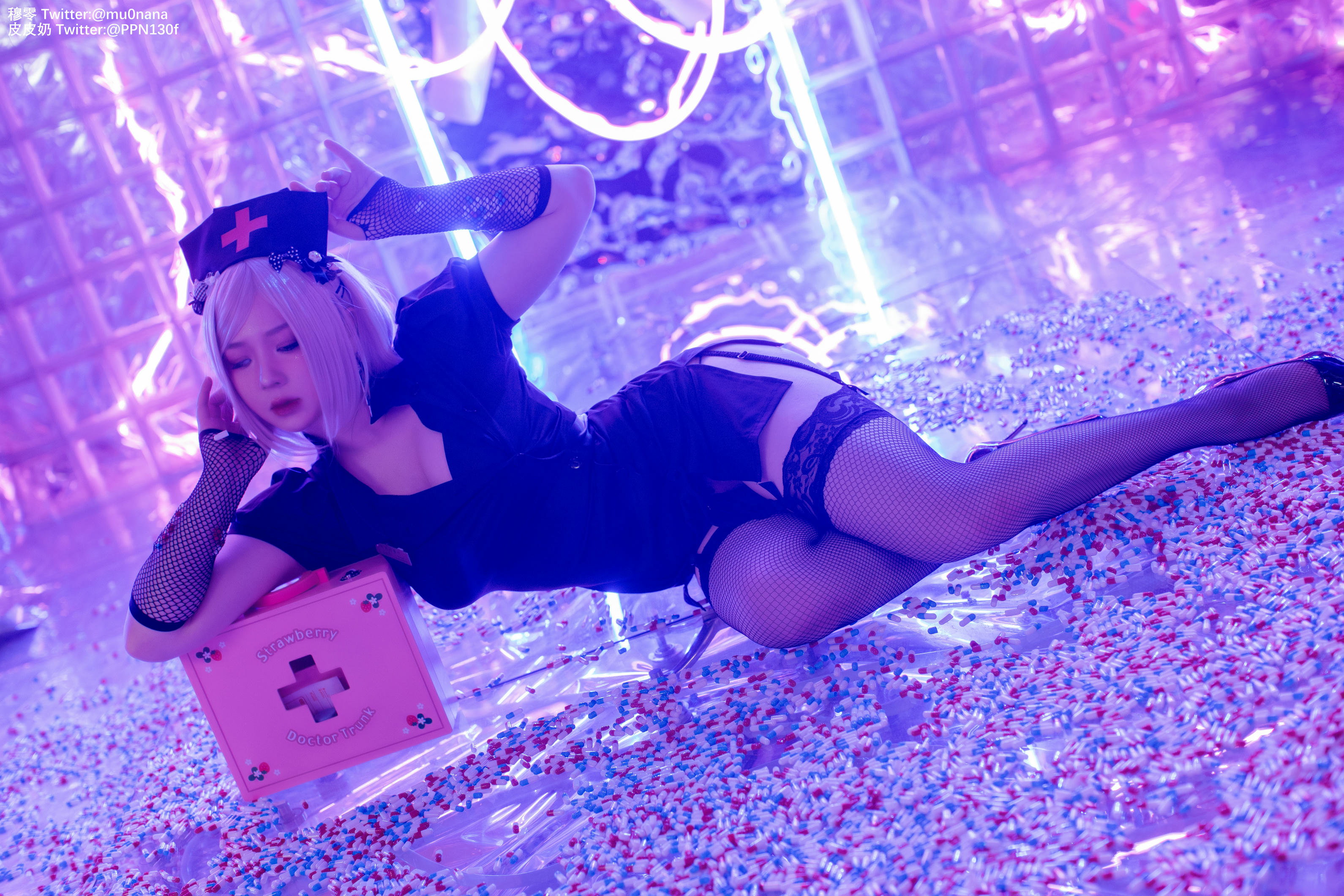 皮皮奶可可爱了啦 NO.028 喵零x皮皮奶 万圣节邪恶护士 [60P-1.09GB]_第2集