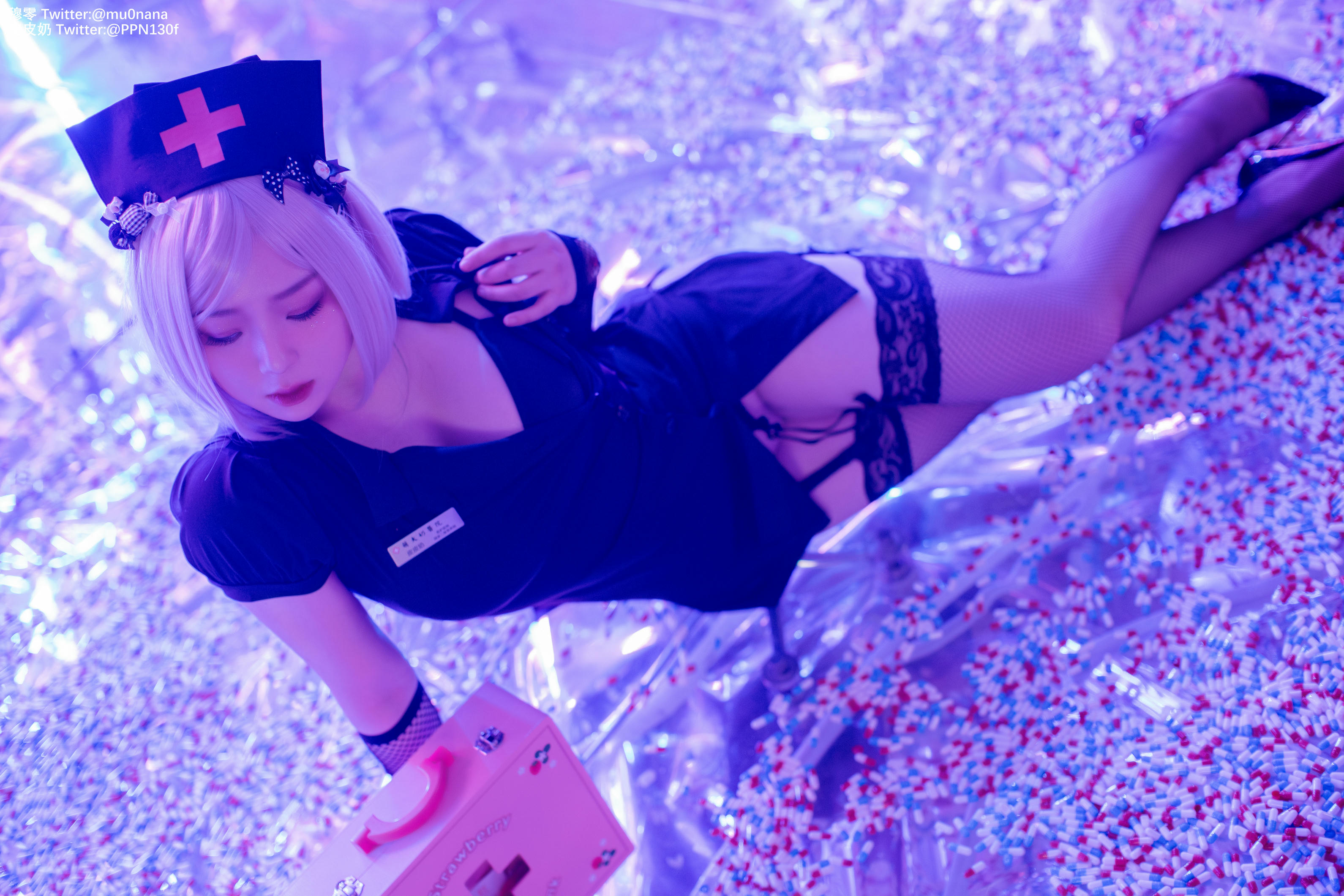 皮皮奶可可爱了啦 NO.028 喵零x皮皮奶 万圣节邪恶护士 [60P-1.09GB]_第3集