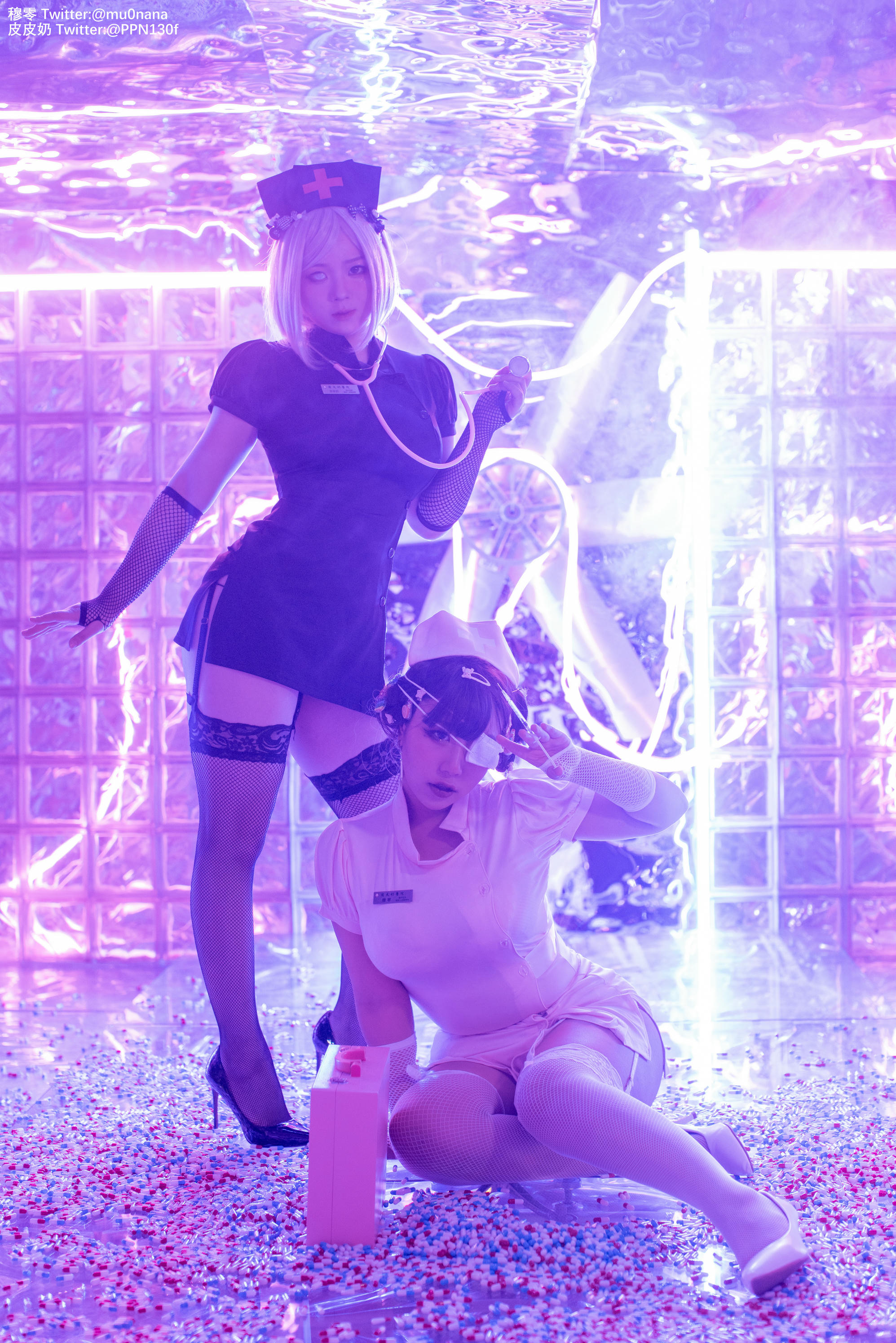 皮皮奶可可爱了啦 NO.028 喵零x皮皮奶 万圣节邪恶护士 [60P-1.09GB]_第1集