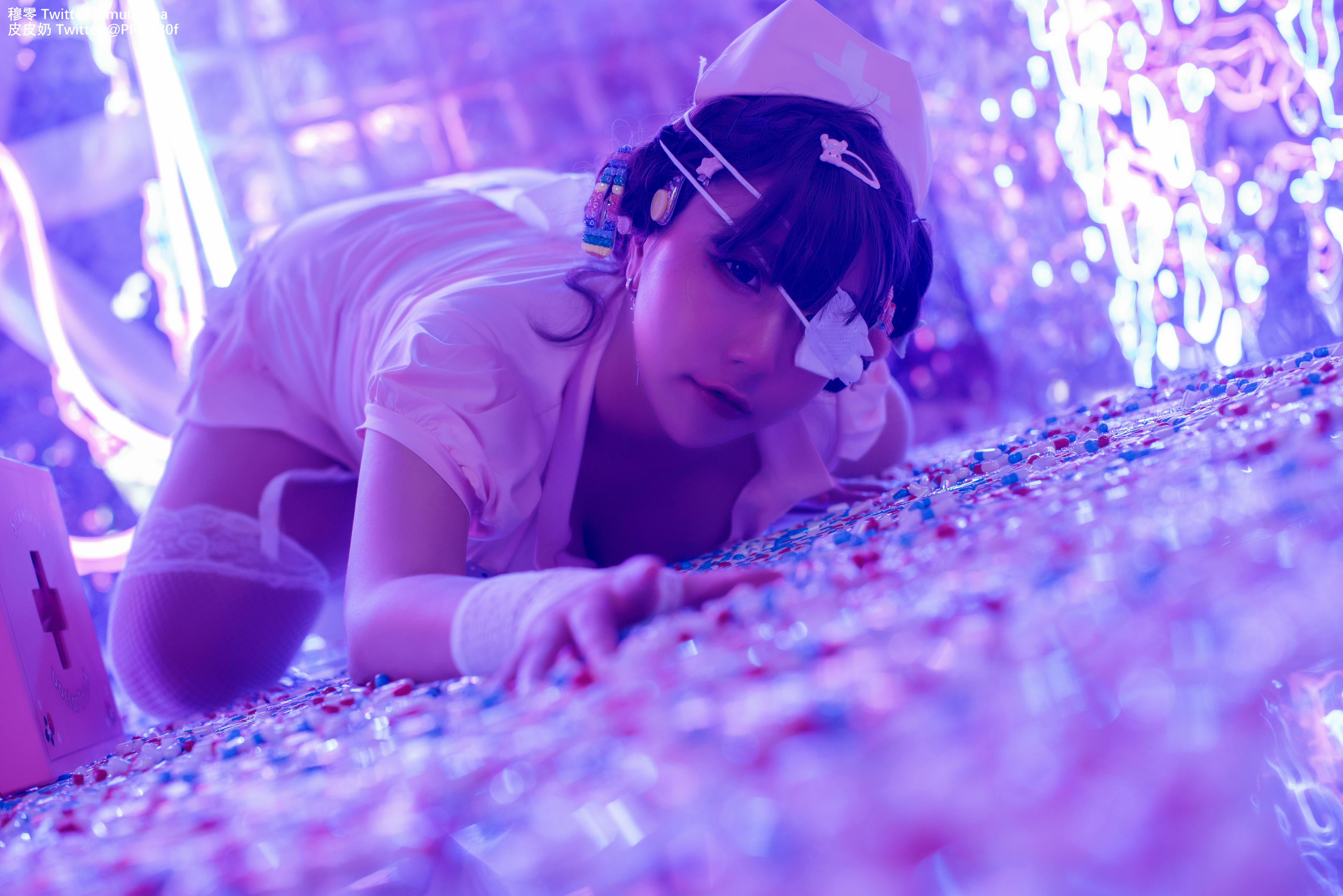 皮皮奶可可爱了啦 NO.028 喵零x皮皮奶 万圣节邪恶护士 [60P-1.09GB]_第3集