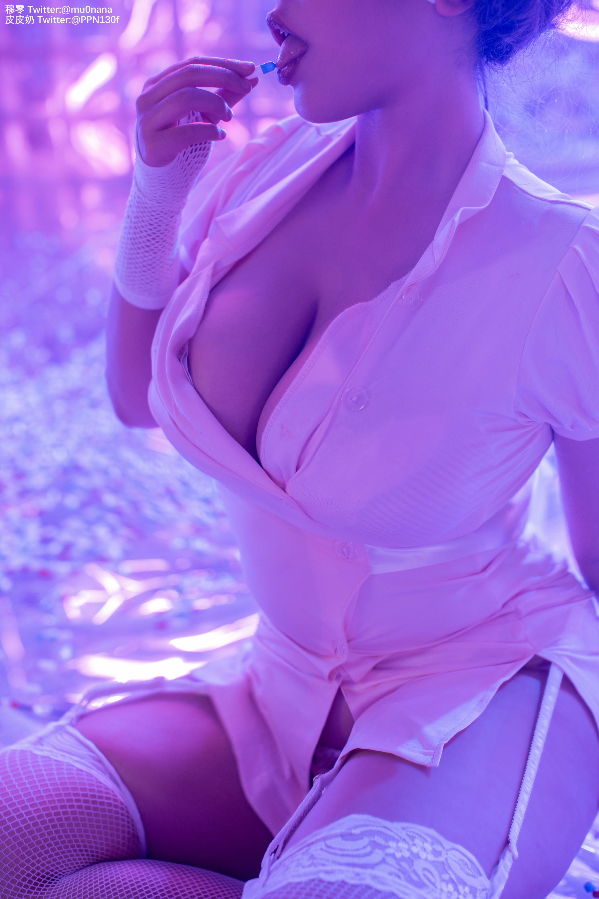 皮皮奶可可爱了啦 NO.028 喵零x皮皮奶 万圣节邪恶护士 [60P-1.09GB]_第3集