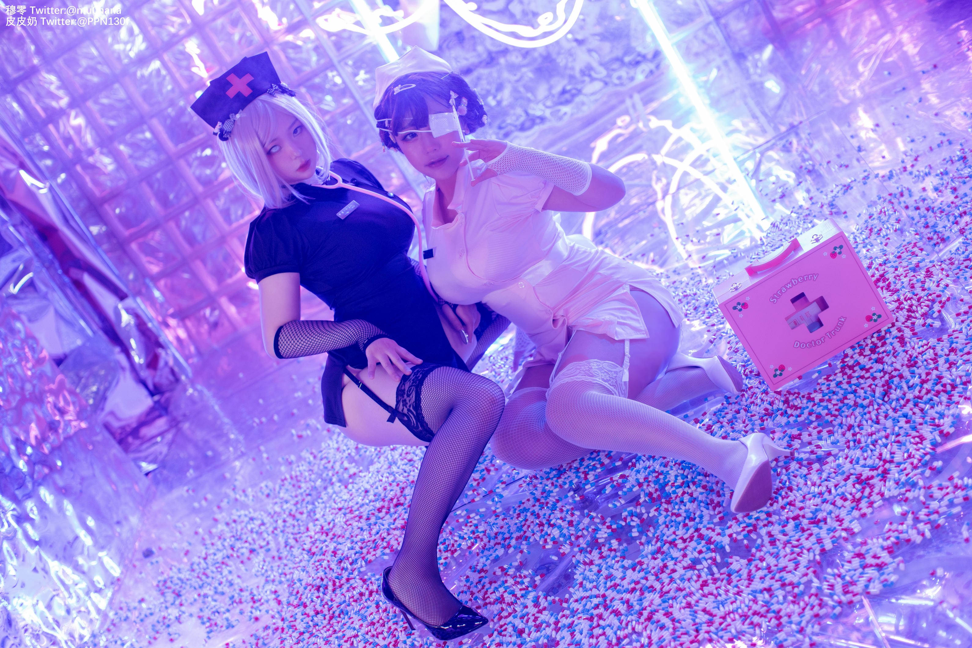 皮皮奶可可爱了啦 NO.028 喵零x皮皮奶 万圣节邪恶护士 [60P-1.09GB]_第1集