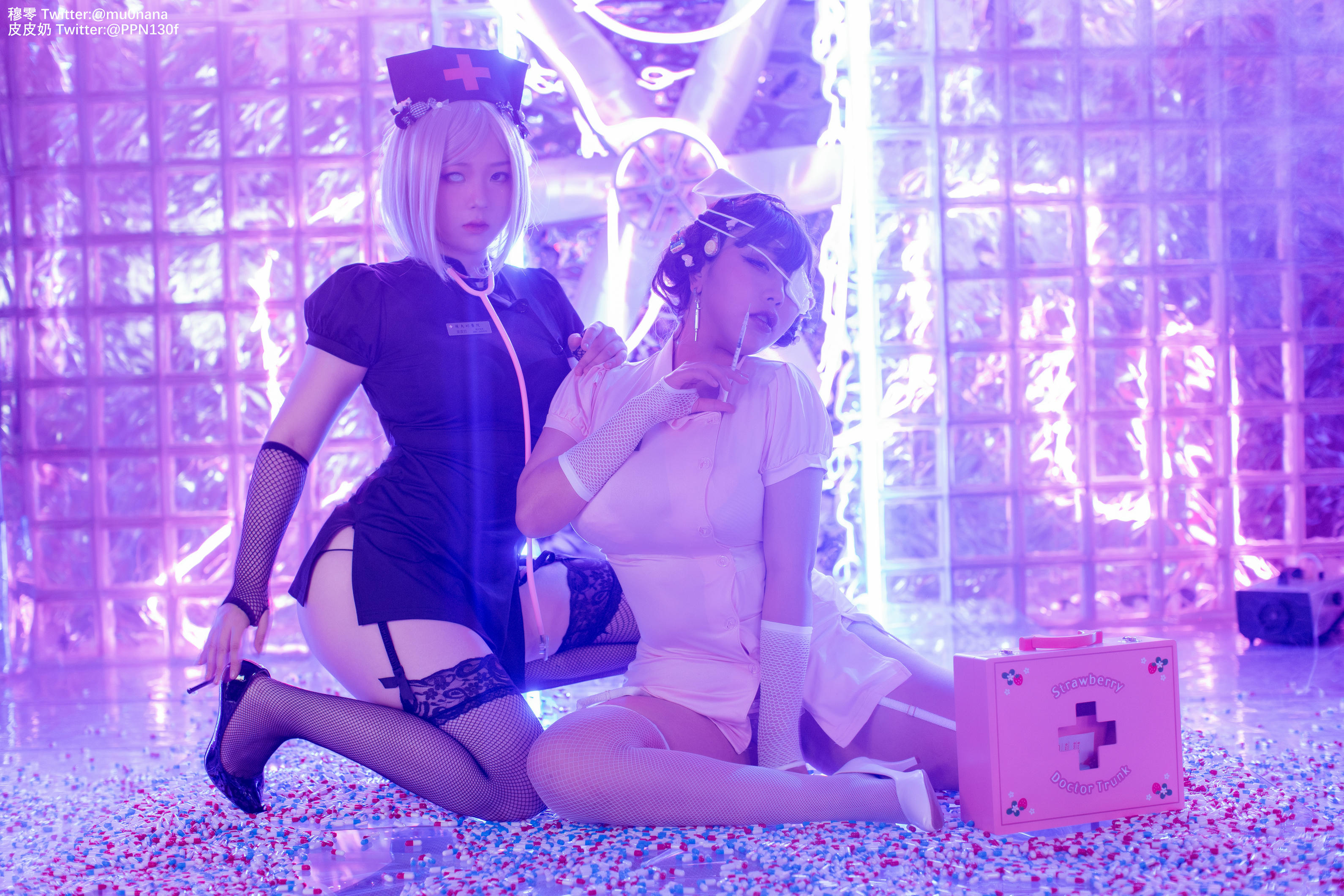 皮皮奶可可爱了啦 NO.028 喵零x皮皮奶 万圣节邪恶护士 [60P-1.09GB]_第1集