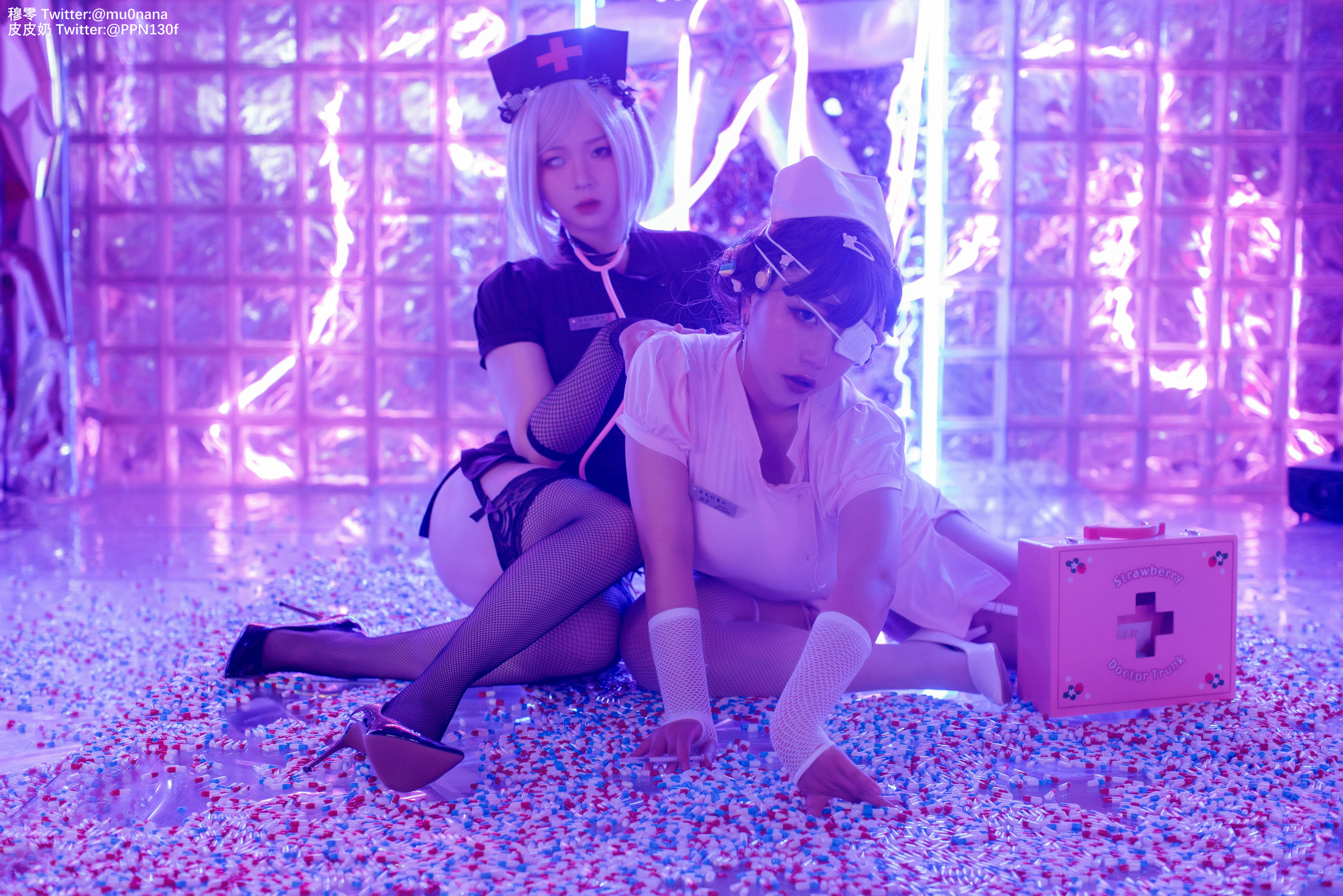 皮皮奶可可爱了啦 NO.028 喵零x皮皮奶 万圣节邪恶护士 [60P-1.09GB]_第1集