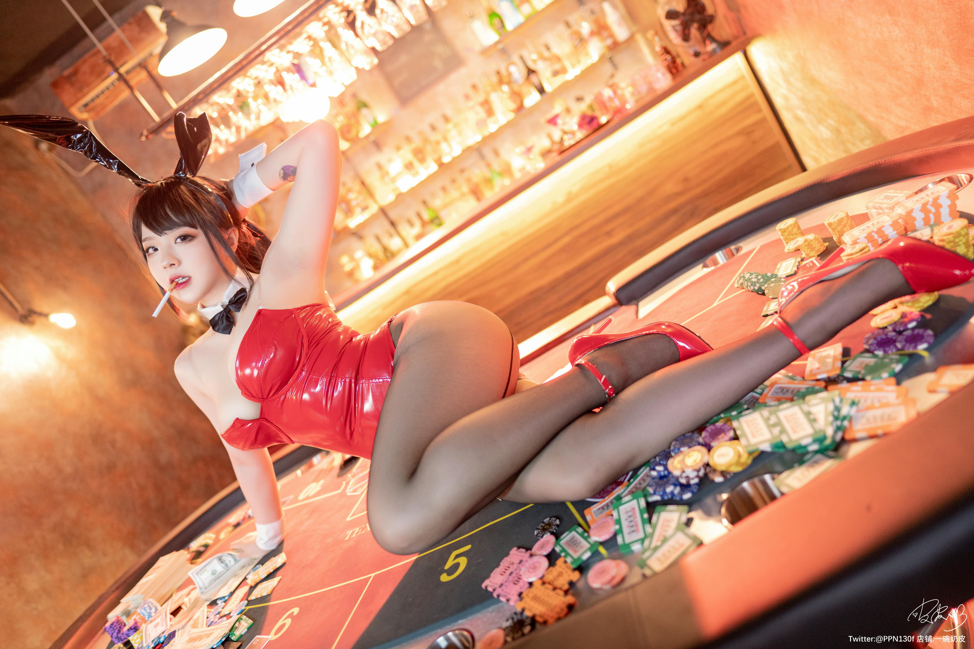 皮皮奶可可爱了啦 NO.030 元旦兔女郎 [47P-827MB]_第2集