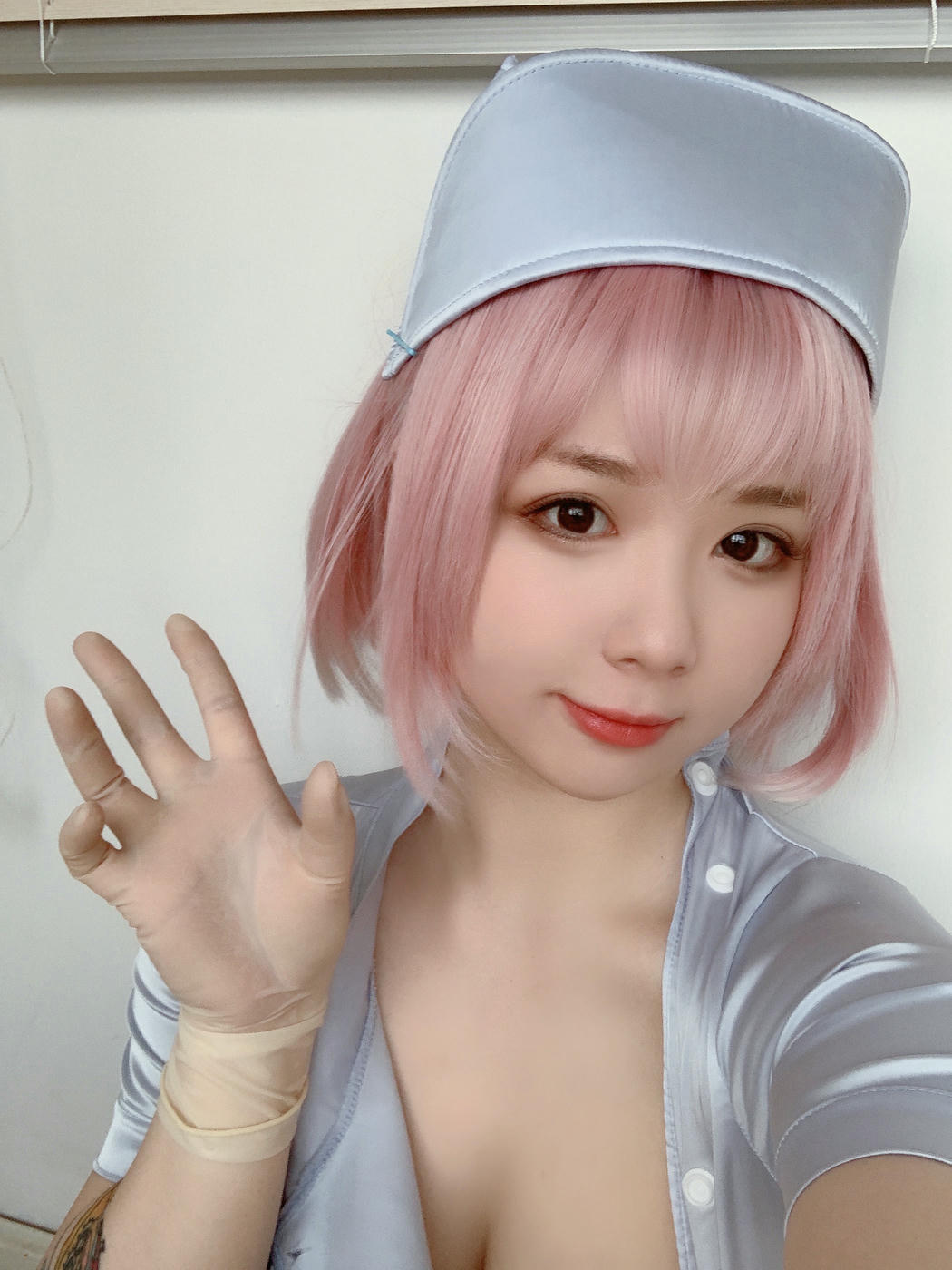 皮皮奶可可爱了啦 NO.034 &周叽是可爱兔兔 粉蓝护士 [77P8V-709MB]-小礼包-皮皮奶自拍小礼包_第1集