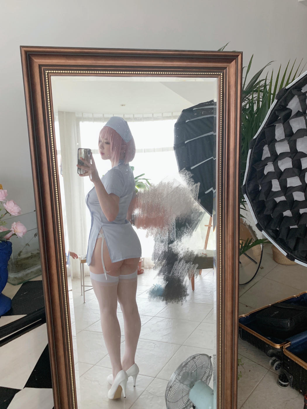 皮皮奶可可爱了啦 NO.034 &周叽是可爱兔兔 粉蓝护士 [77P8V-709MB]-小礼包-皮皮奶自拍小礼包_第1集