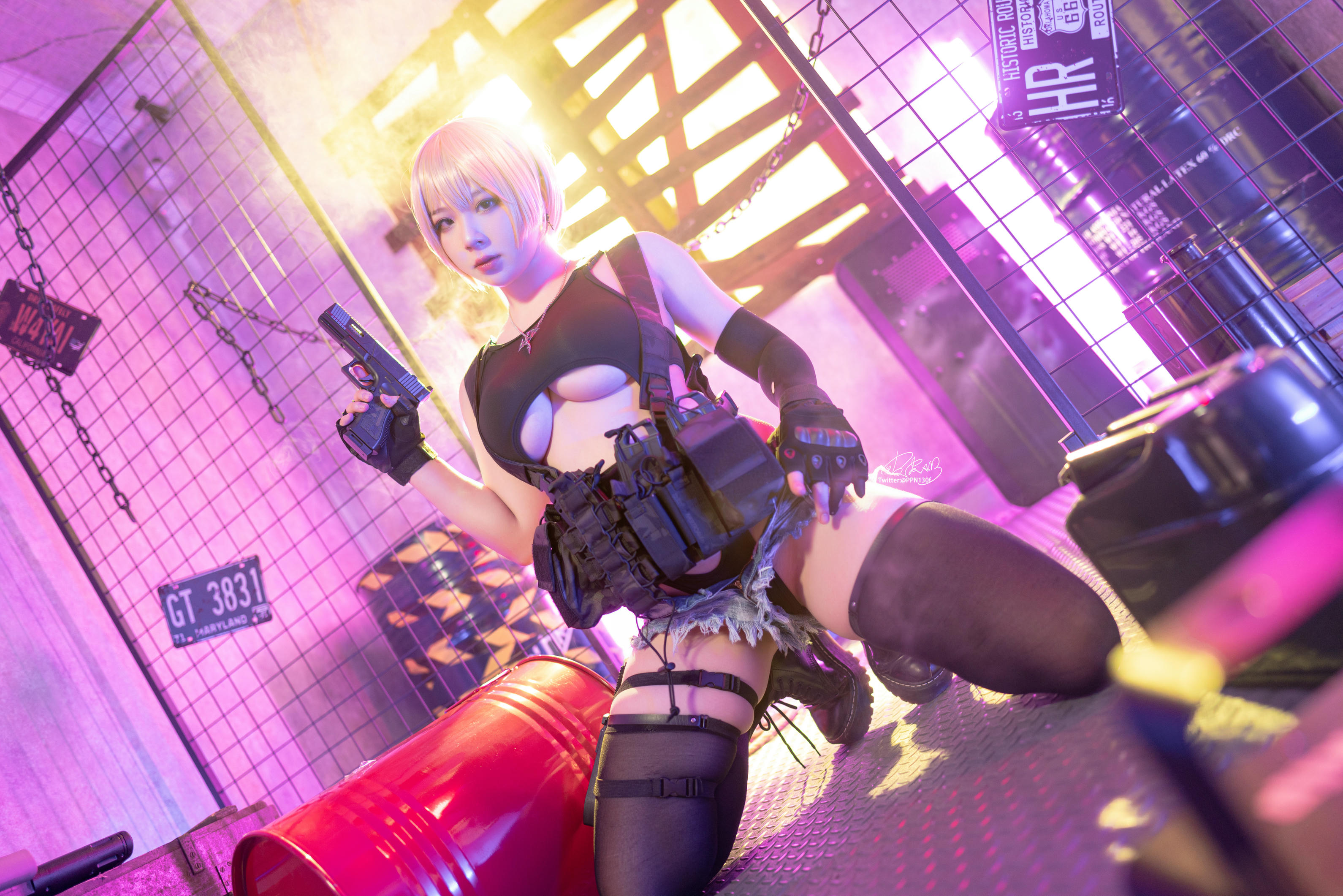 皮皮奶可可爱了啦 NO.037 战术背心 [50P-871MB]_第1集