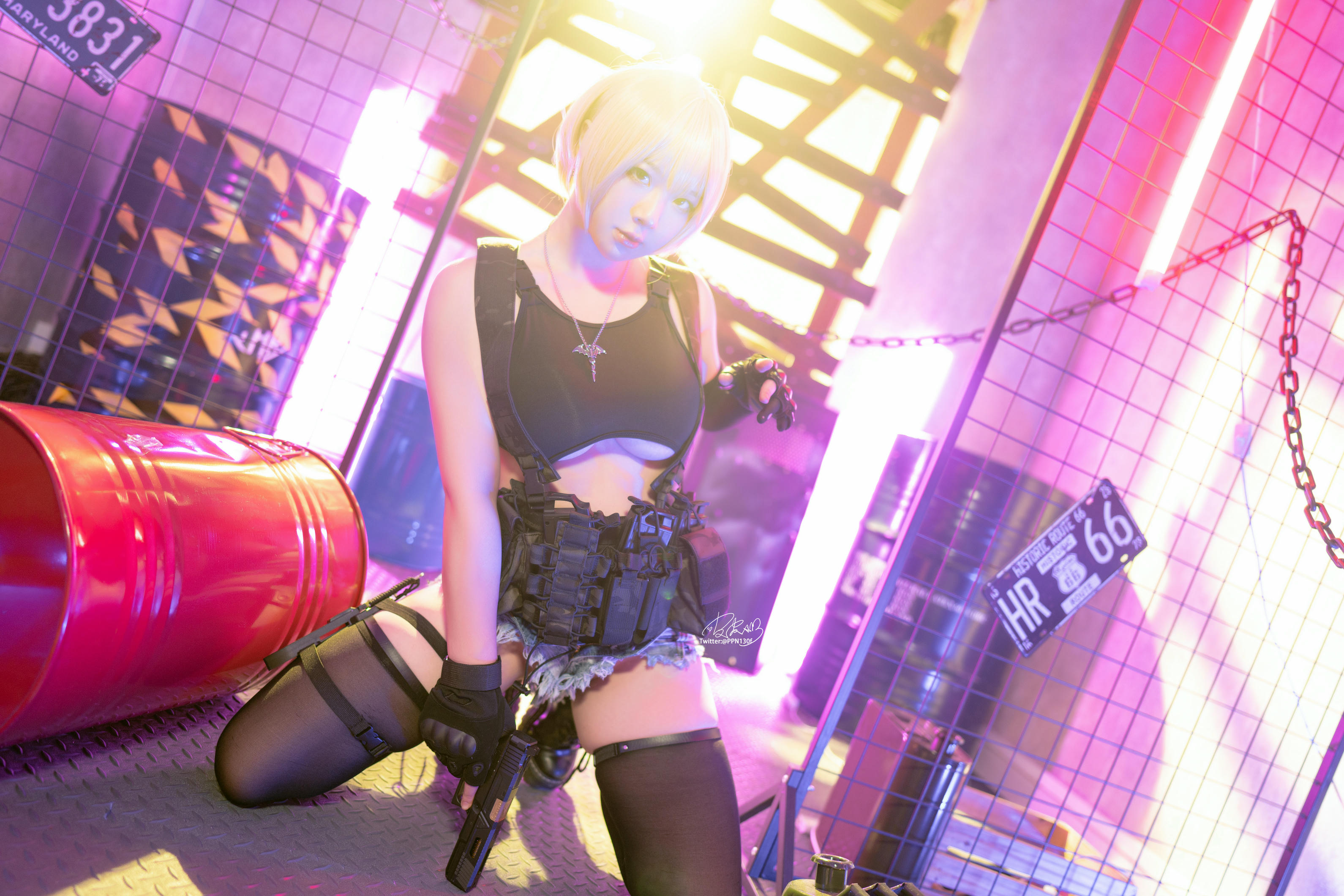 皮皮奶可可爱了啦 NO.037 战术背心 [50P-871MB]_第1集