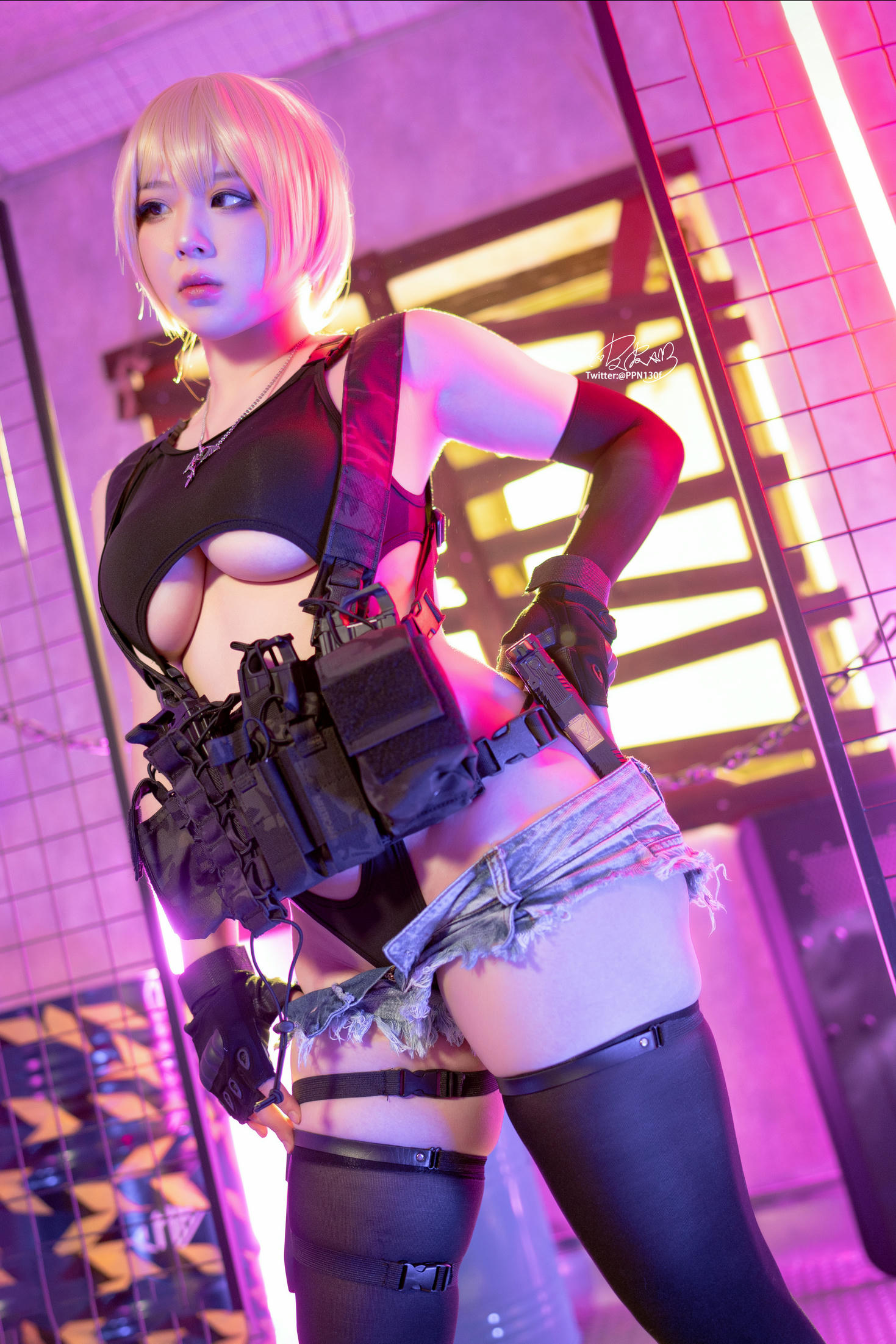 皮皮奶可可爱了啦 NO.037 战术背心 [50P-871MB]_第1集