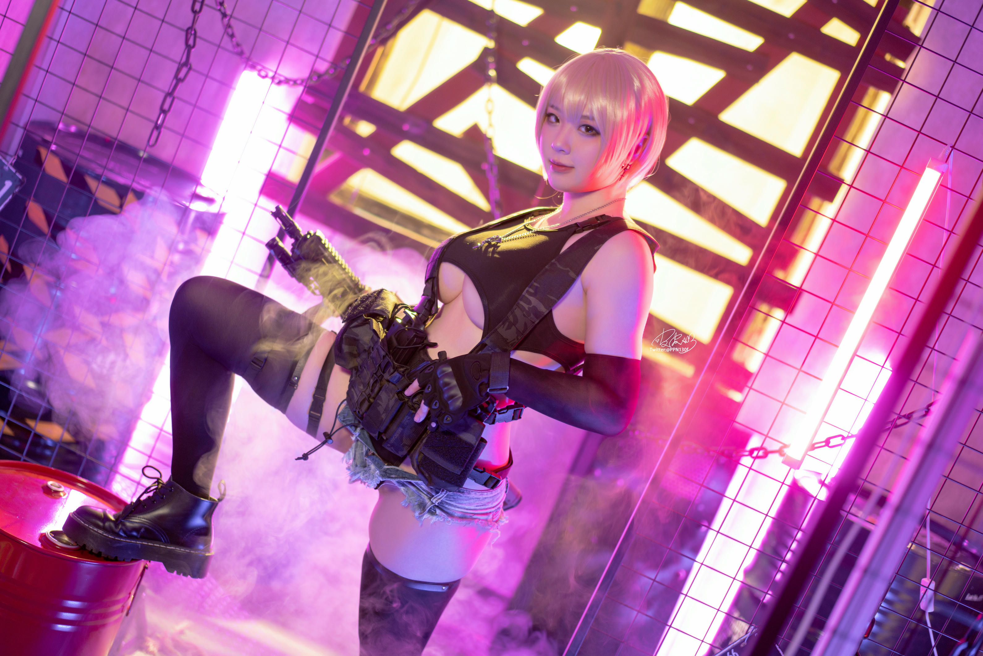 皮皮奶可可爱了啦 NO.037 战术背心 [50P-871MB]_第1集