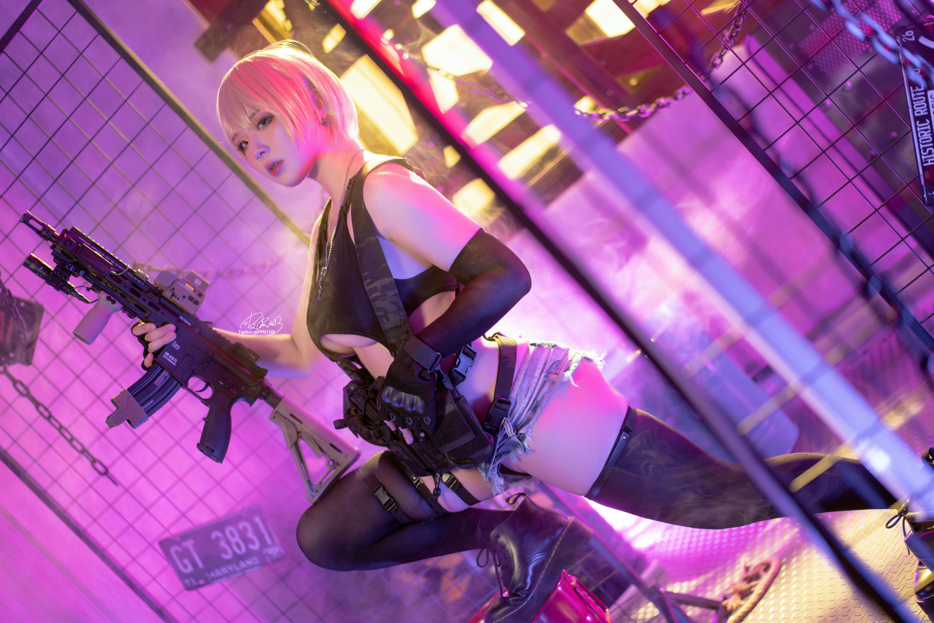 皮皮奶可可爱了啦 NO.037 战术背心 [50P-871MB]_第1集