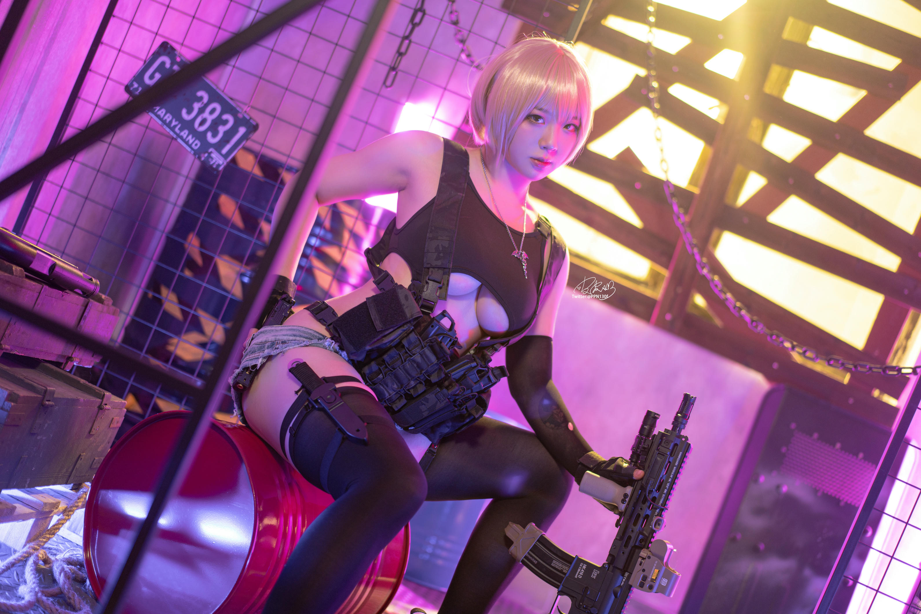 皮皮奶可可爱了啦 NO.037 战术背心 [50P-871MB]_第1集