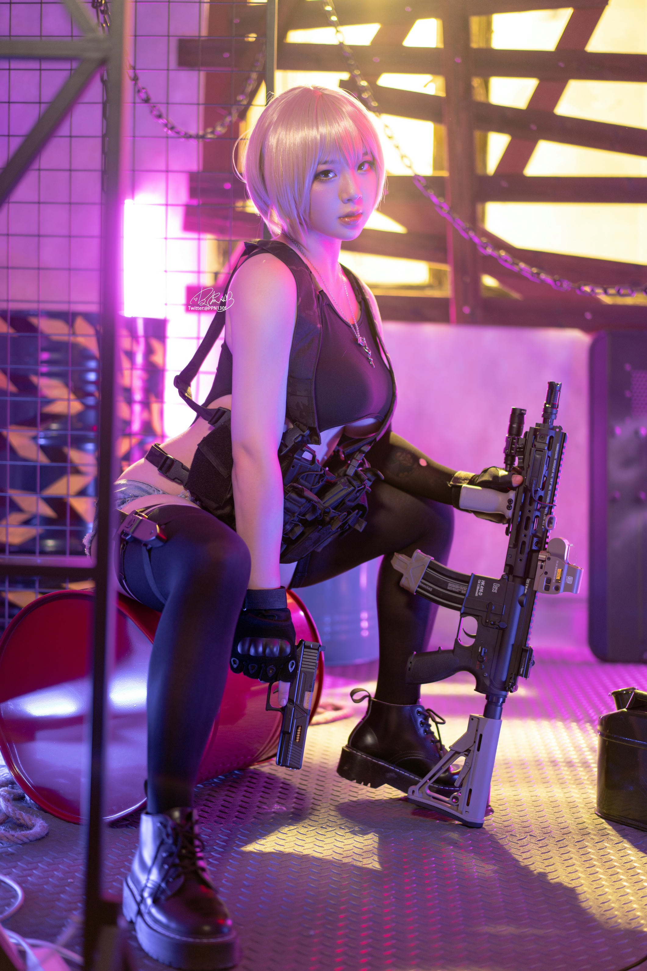 皮皮奶可可爱了啦 NO.037 战术背心 [50P-871MB]_第1集